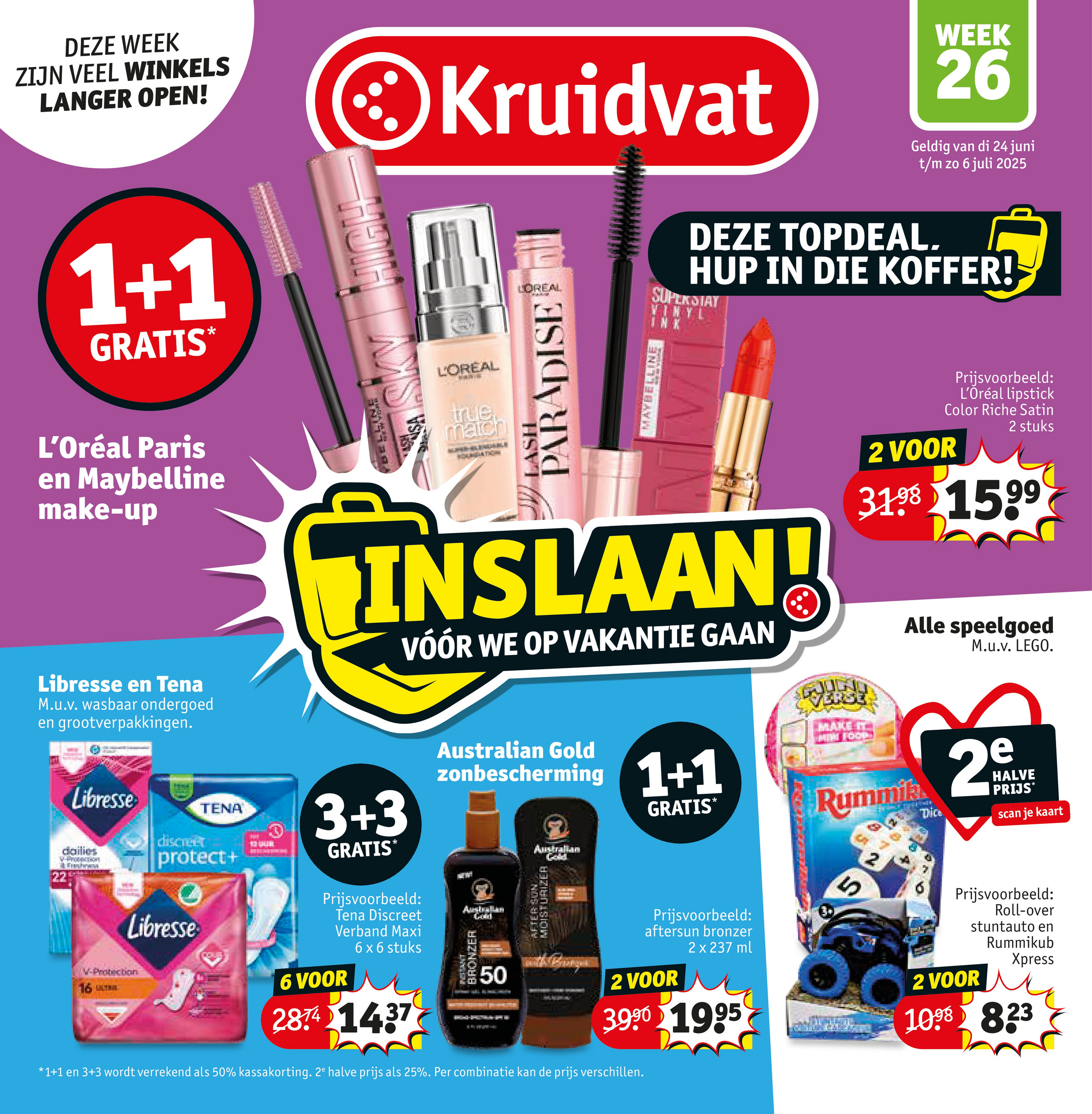 kruidvat - Kruidvat folder geldig vanaf 24-06 t/m 06-07