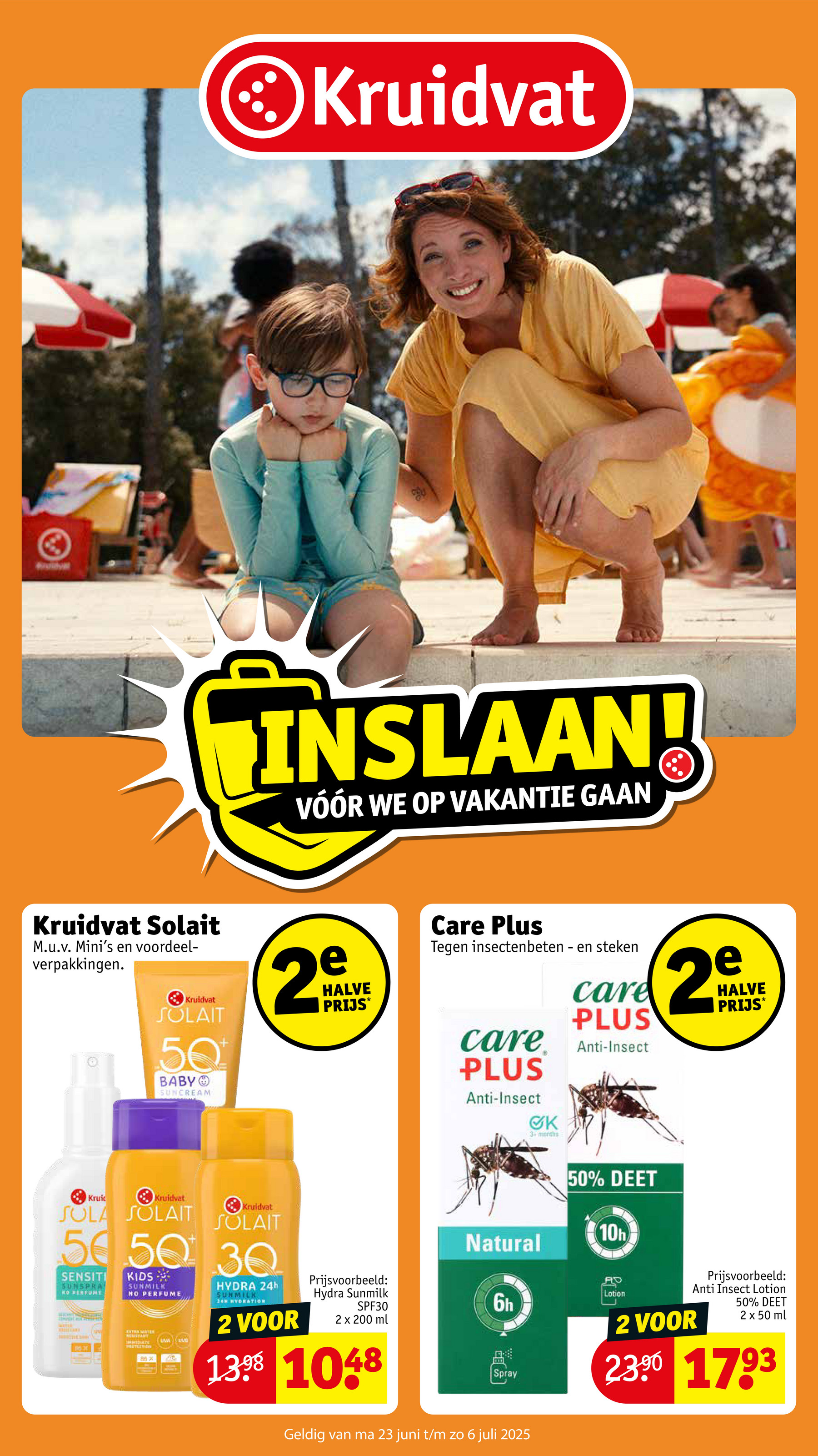 kruidvat - Kruidvat - Zomervoordeel folder geldig vanaf 23-06 t/m 06-07
