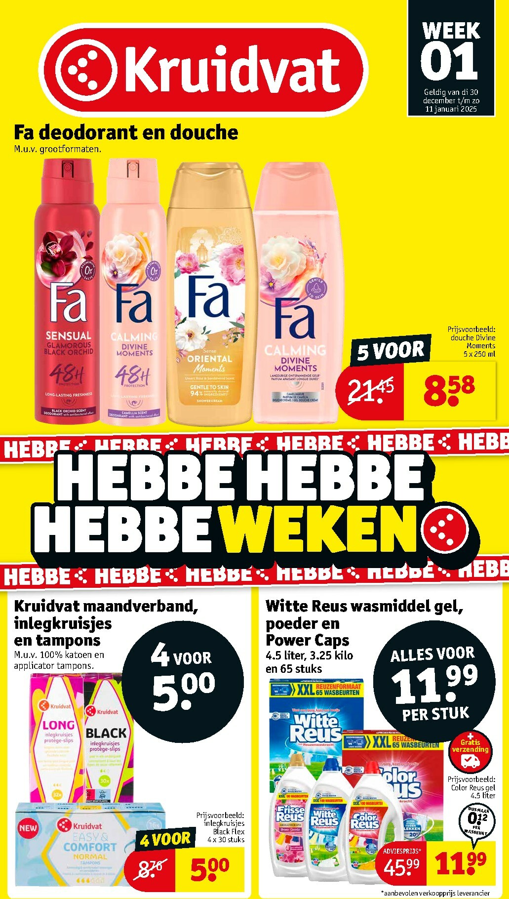 kruidvat - De Kruidvat folder geldig vanaf 30-12 t/m 11-01