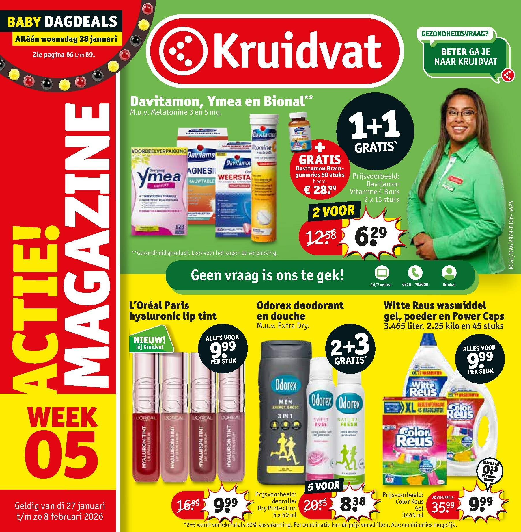 kruidvat - De Kruidvat folder geldig vanaf 27-01 t/m 08-02