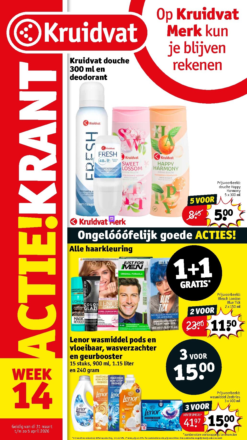 kruidvat - De Kruidvat folder geldig vanaf 31-03-2026 t/m 05-04-2026 - page: 1