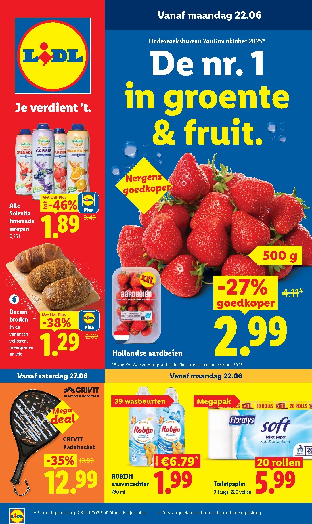 lidl - Lidl folder voor volgende week van maandag 22-06-2026 tot zondag 28-06-2026 - page: 1