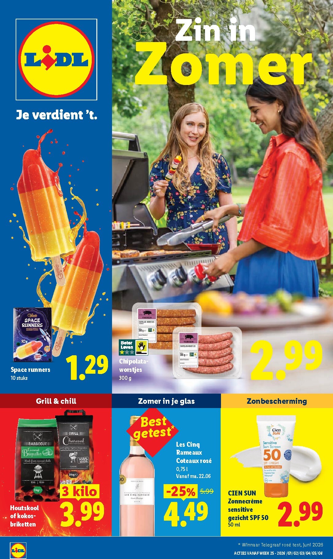 lidl - Huidige Lidl - Zin in Zomer folder geldig van maandag 22-06-2026 tot maandag 31-08-2026