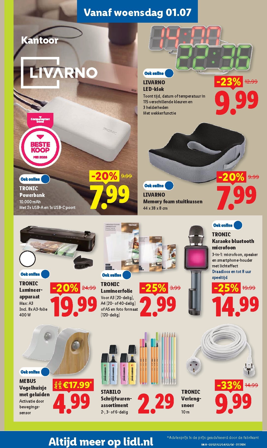lidl - Lidl - Non Food folder - Week 27 folder voor volgende week van woensdag 01-07-2026 tot dinsdag 07-07-2026 - page: 9