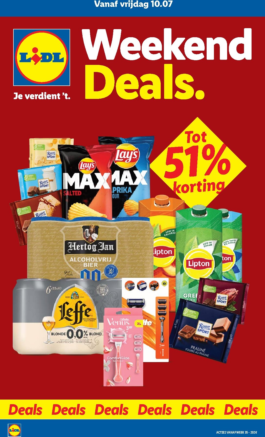 lidl - Lidl - Weekenddeals folder voor volgende week van vrijdag 28-08-2026 tot zondag 30-08-2026