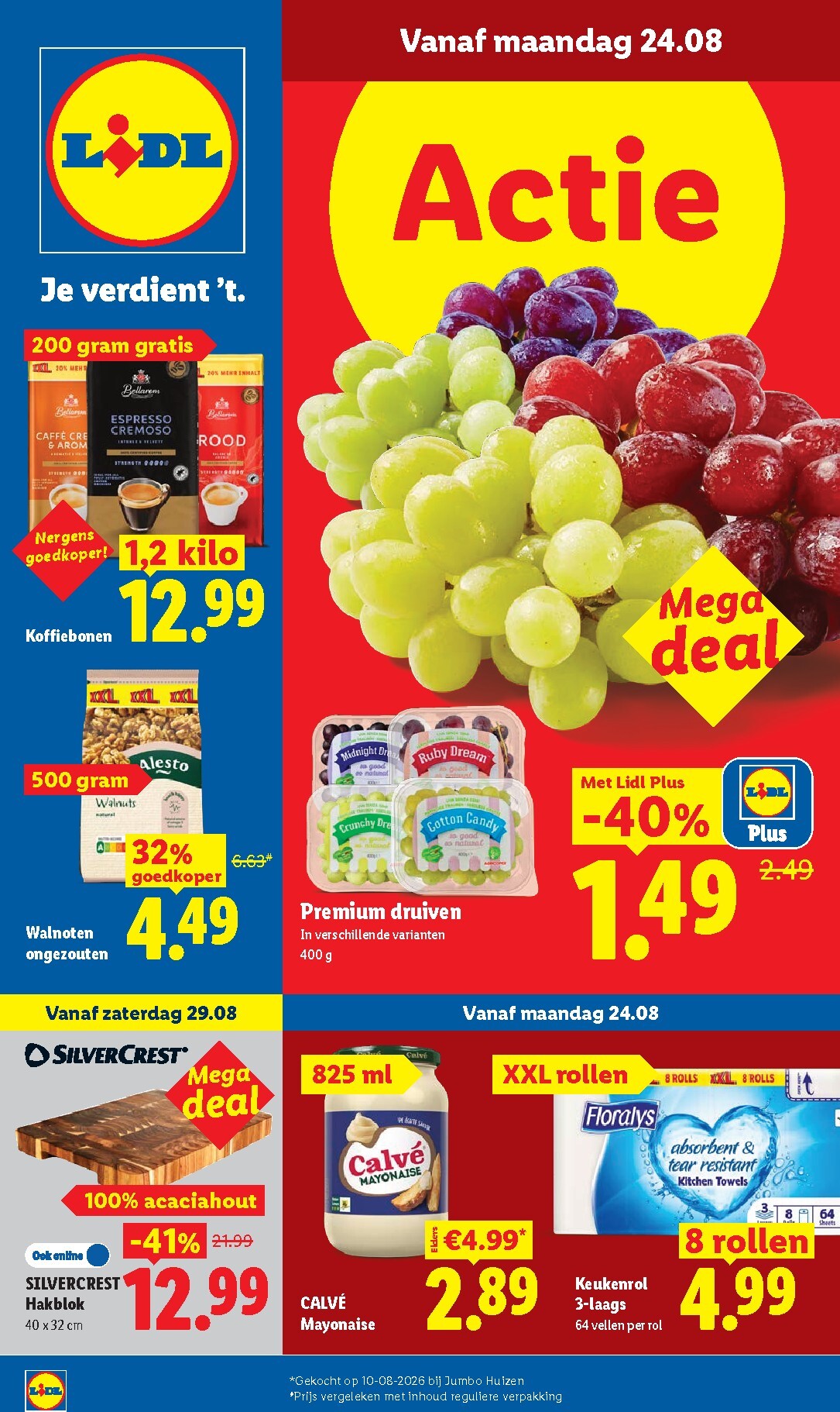 lidl - Lidl folder voor volgende week van maandag 24-08-2026 tot zondag 30-08-2026 - page: 1