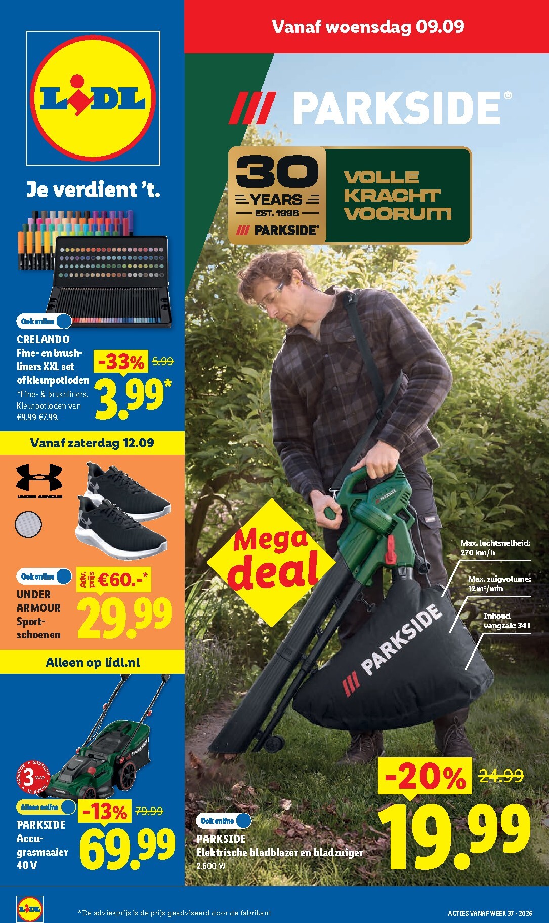 lidl - Lidl - Nonfood folder voor volgende week van woensdag 09-09-2026 tot dinsdag 15-09-2026 - page: 1