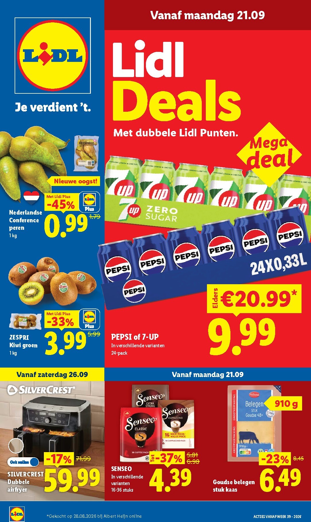 lidl - Huidige Lidl folder geldig van maandag 21-09-2026 tot zondag 27-09-2026