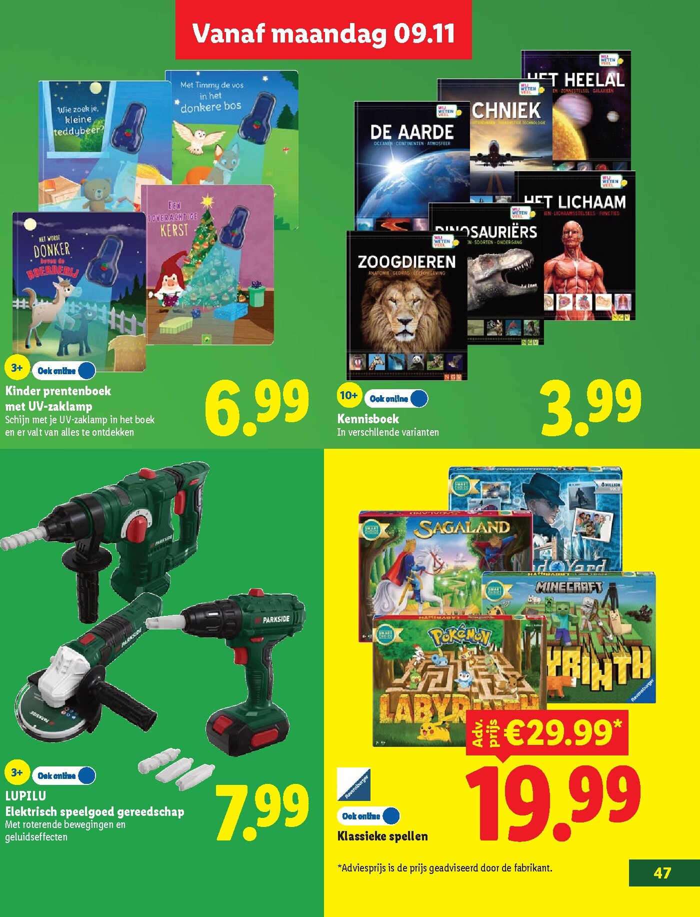 lidl - Huidige Lidl - Speelgoedboek folder geldig van vrijdag 09-10-2026 tot zaterdag 05-12-2026 - page: 47