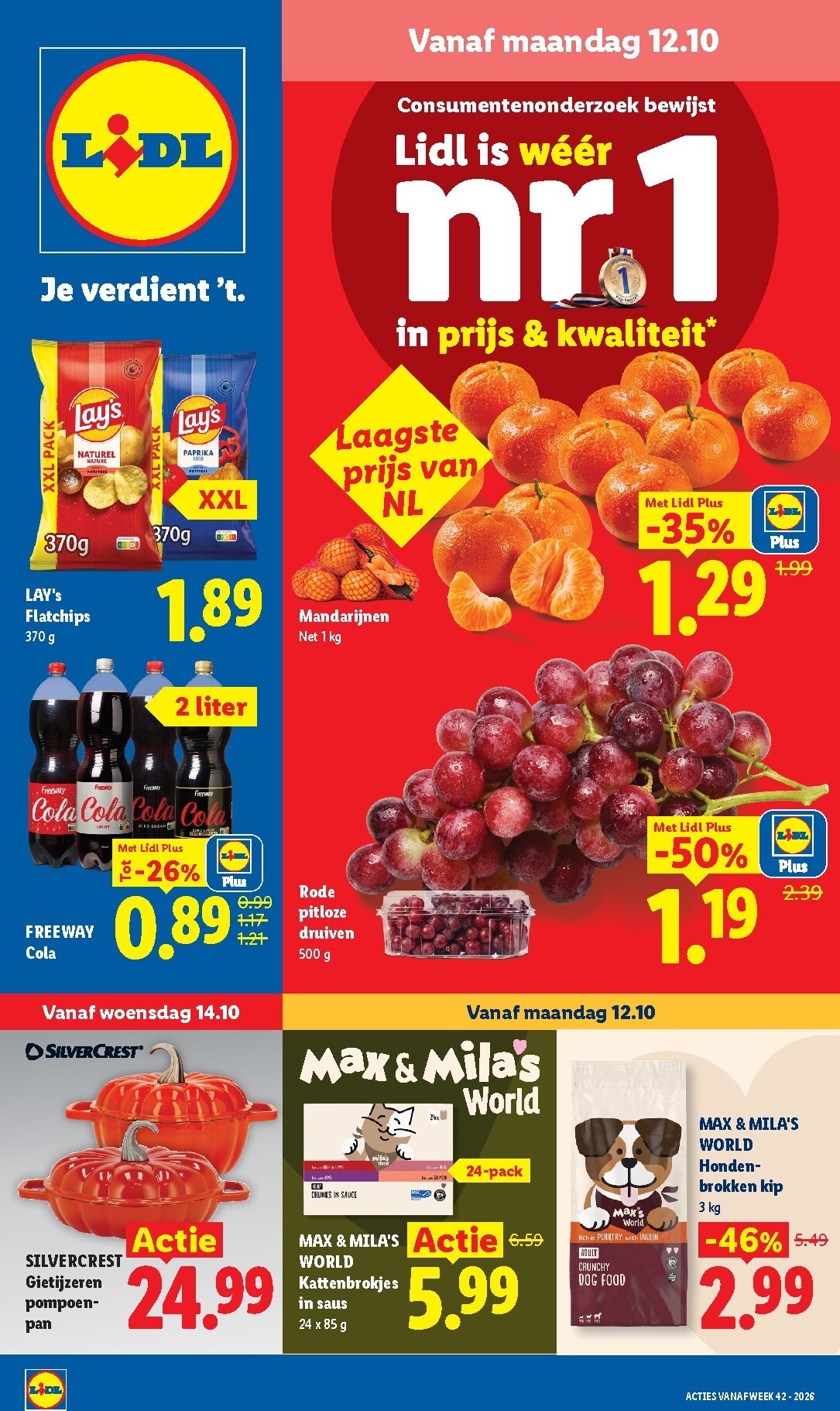 lidl - Huidige Lidl folder geldig van maandag 12-10-2026 tot zondag 18-10-2026