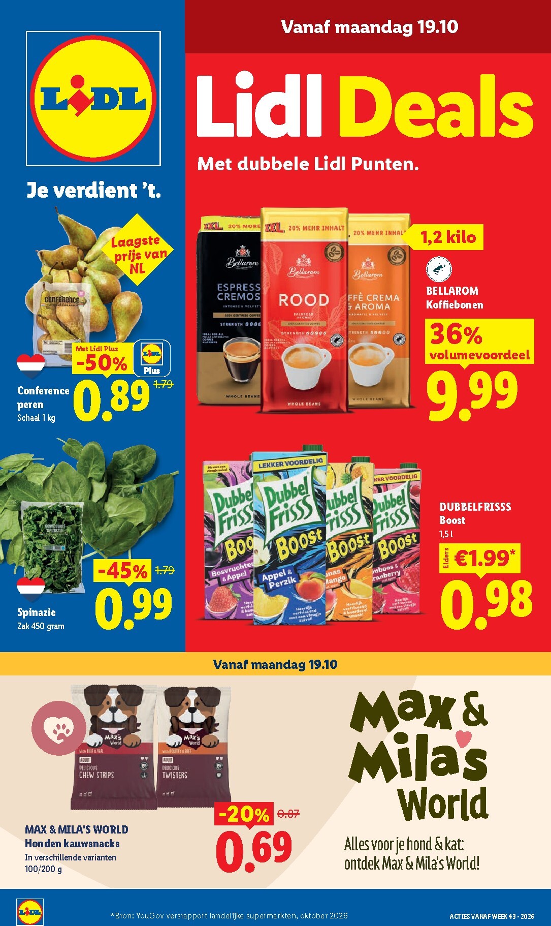 lidl - Huidige Lidl folder geldig van maandag 19-10-2026 tot zondag 25-10-2026
