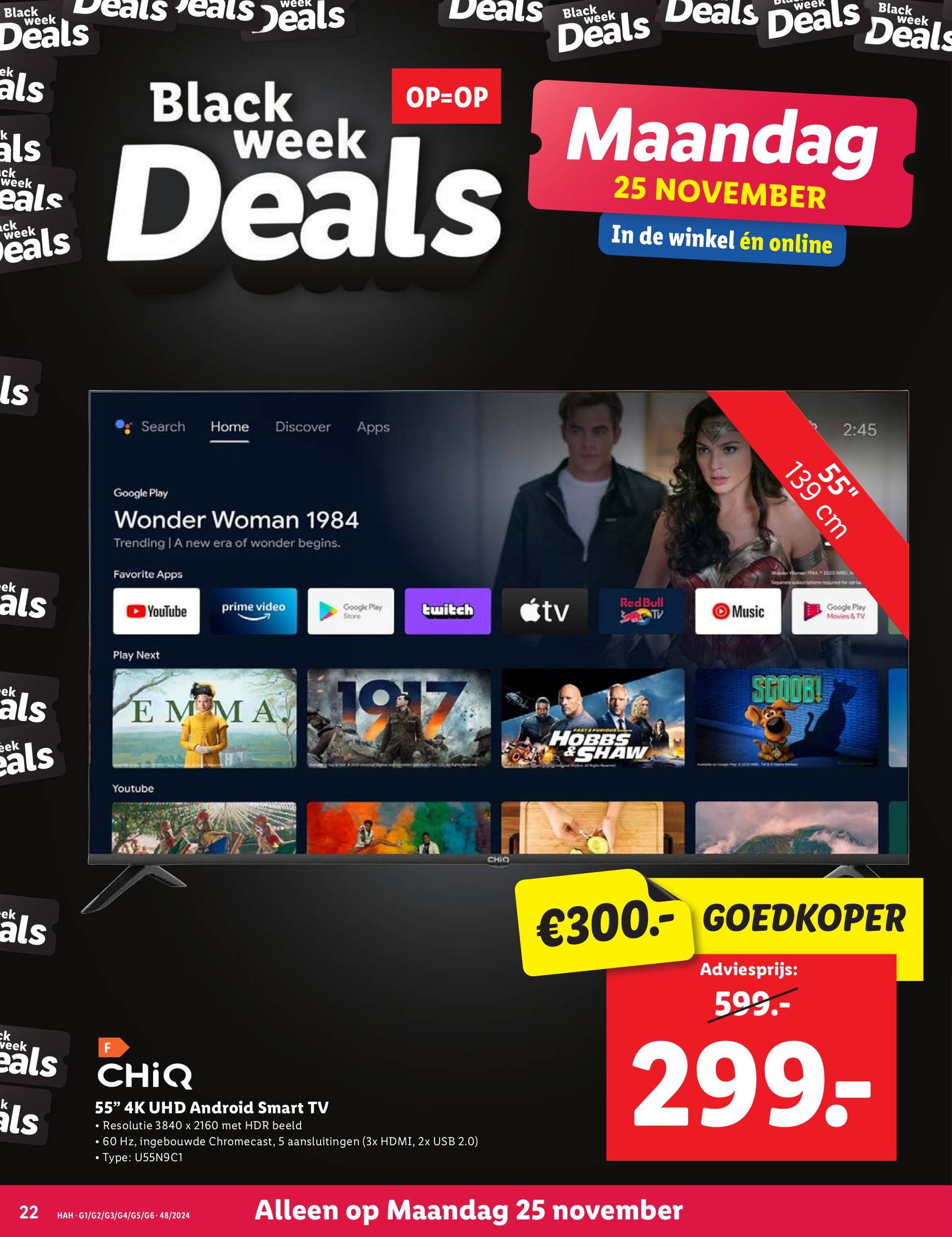 lidl - Lidl - Black Friday folder geldig vanaf 25-11 t/m 01-12 - page: 22