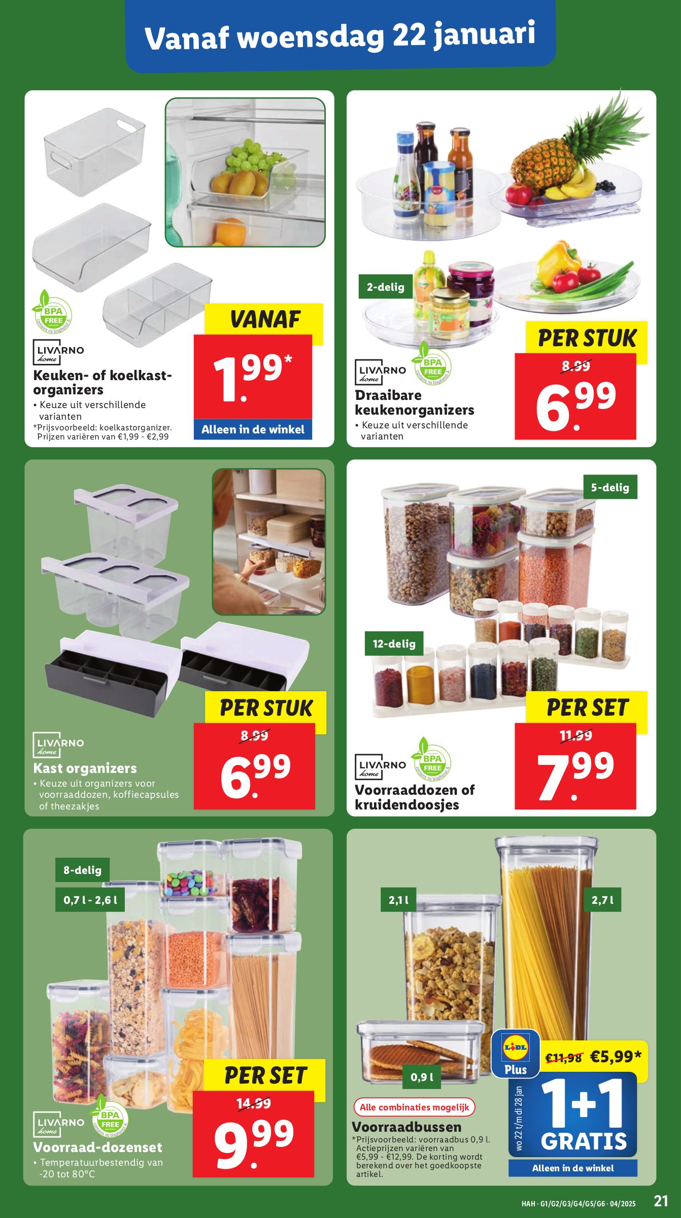 lidl - Lidl folder geldig vanaf 20-01 t/m 26-01 - page: 21