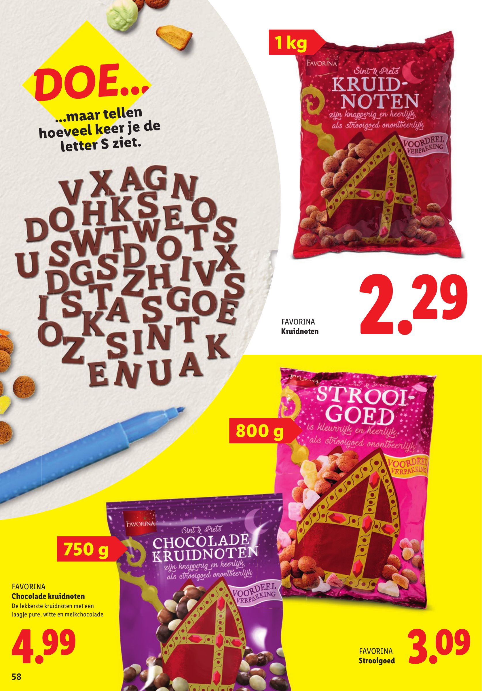 lidl - De Lidl - Sinterklaas folder geldig vanaf 29-10 t/m 05-12 - page: 58 lidl - De Lidl - Sinterklaas folder geldig vanaf 29-10 t/m 05-12 - page: 58