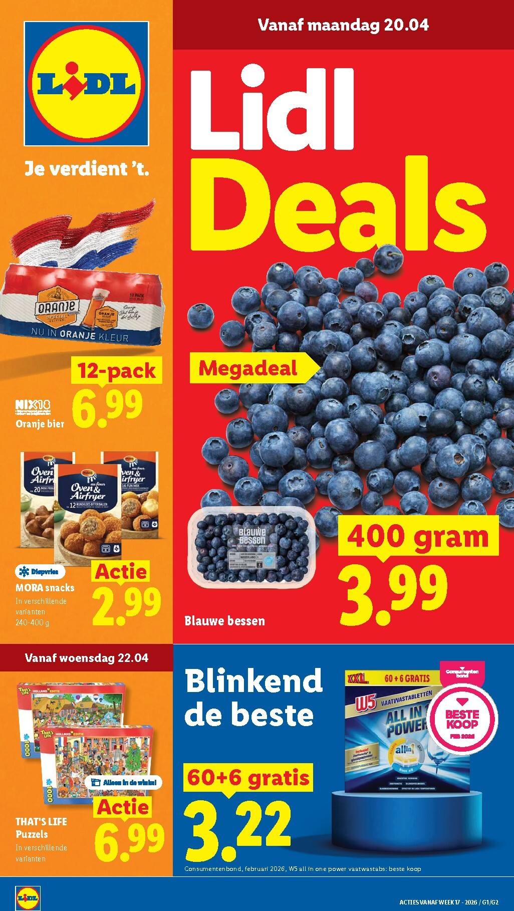 lidl - Huidige Lidl folder geldig van maandag 20-04-2026 tot zondag 26-04-2026