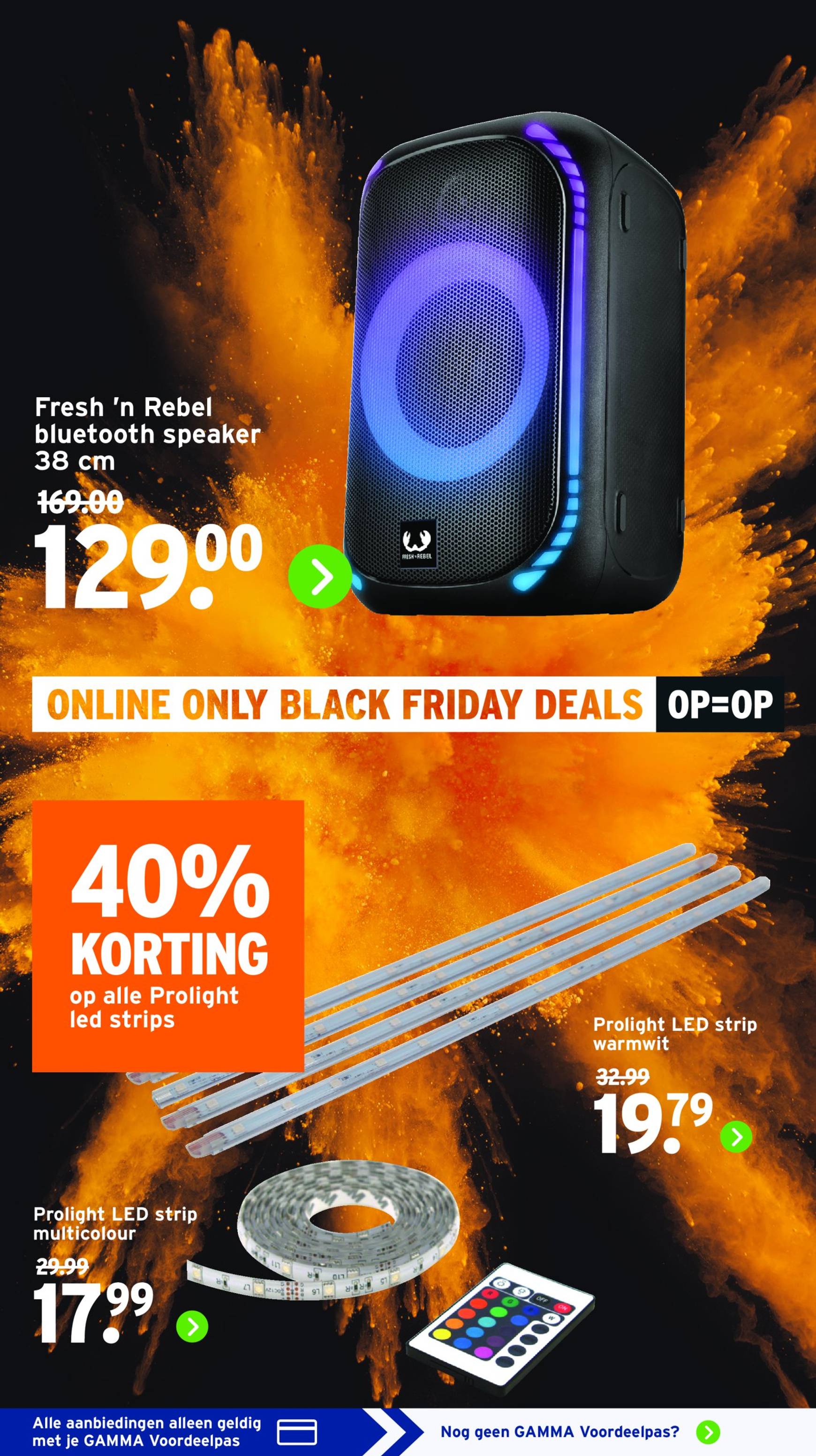 gamma - Gamma - Black Friday folder geldig vanaf 18-11 t/m 02-12 - page: 34