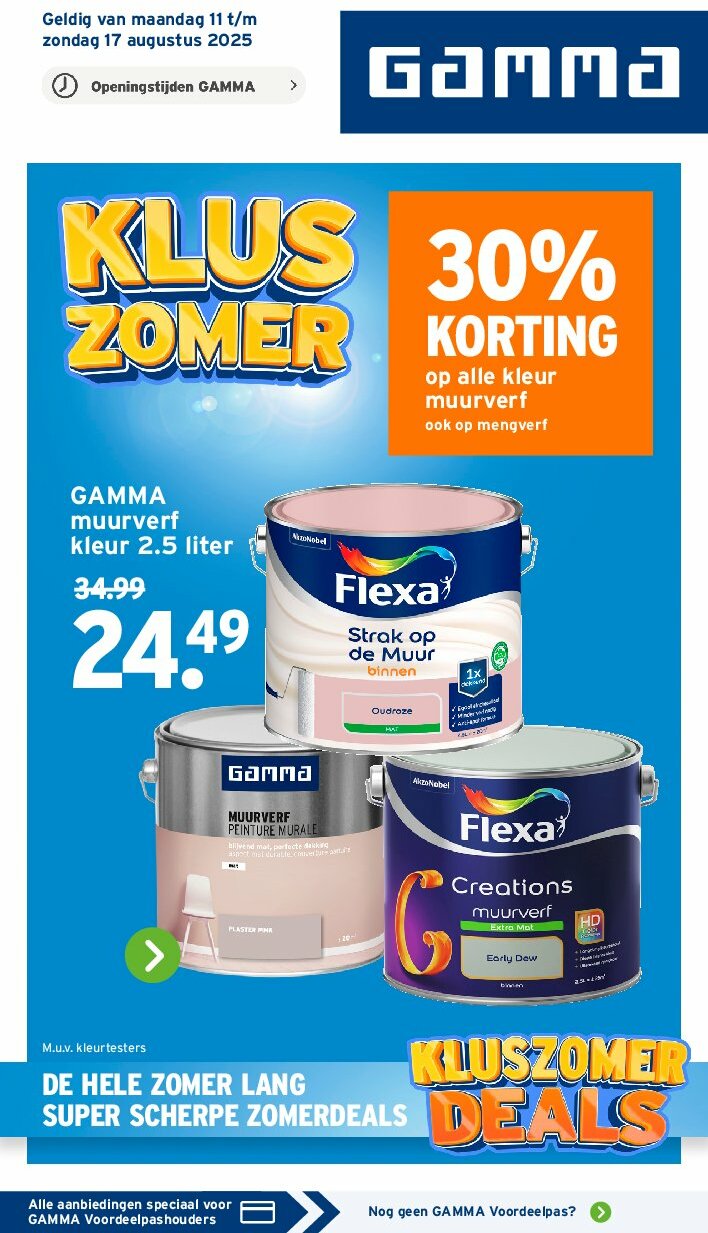 gamma - Gamma folder geldig vanaf 11-08 t/m 17-08 - page: 1 gamma - Gamma folder geldig vanaf 11-08 t/m 17-08 - page: 1
