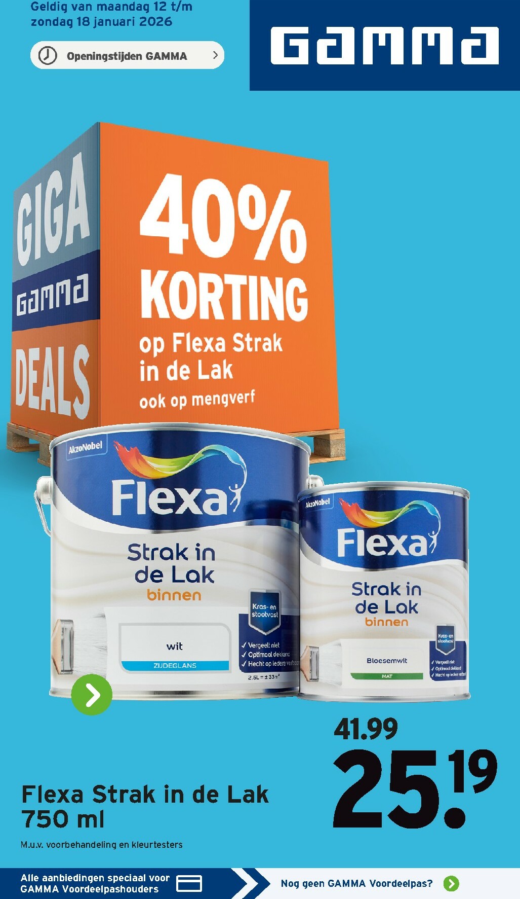 gamma - De Gamma folder geldig vanaf 12-01 t/m 18-01 - page: 1