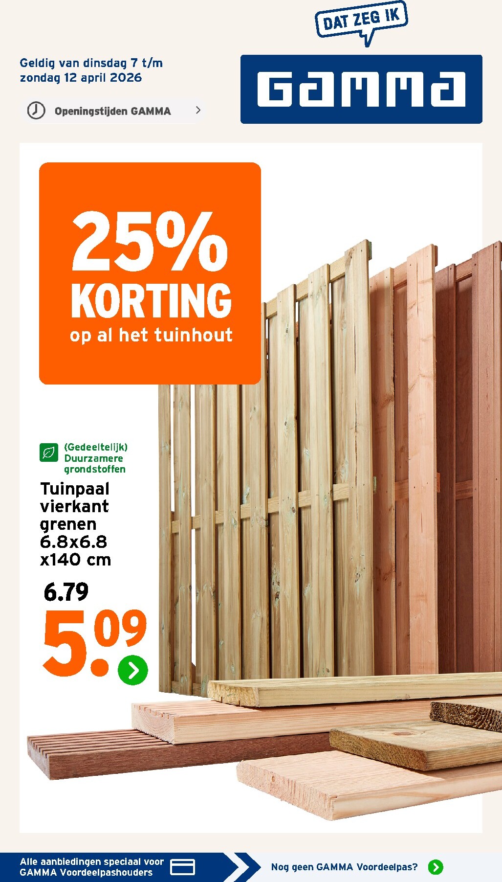 gamma - De Gamma folder geldig vanaf 07-04-2026 t/m 12-04-2026