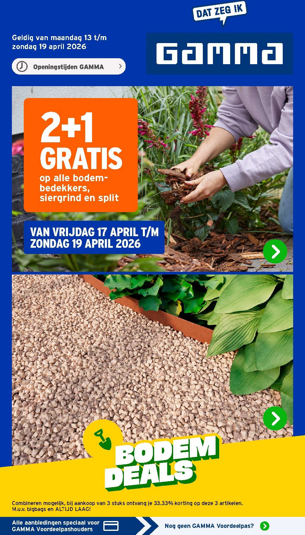 gamma - Huidige Gamma folder geldig van maandag 13-04-2026 tot zondag 19-04-2026 - page: 1