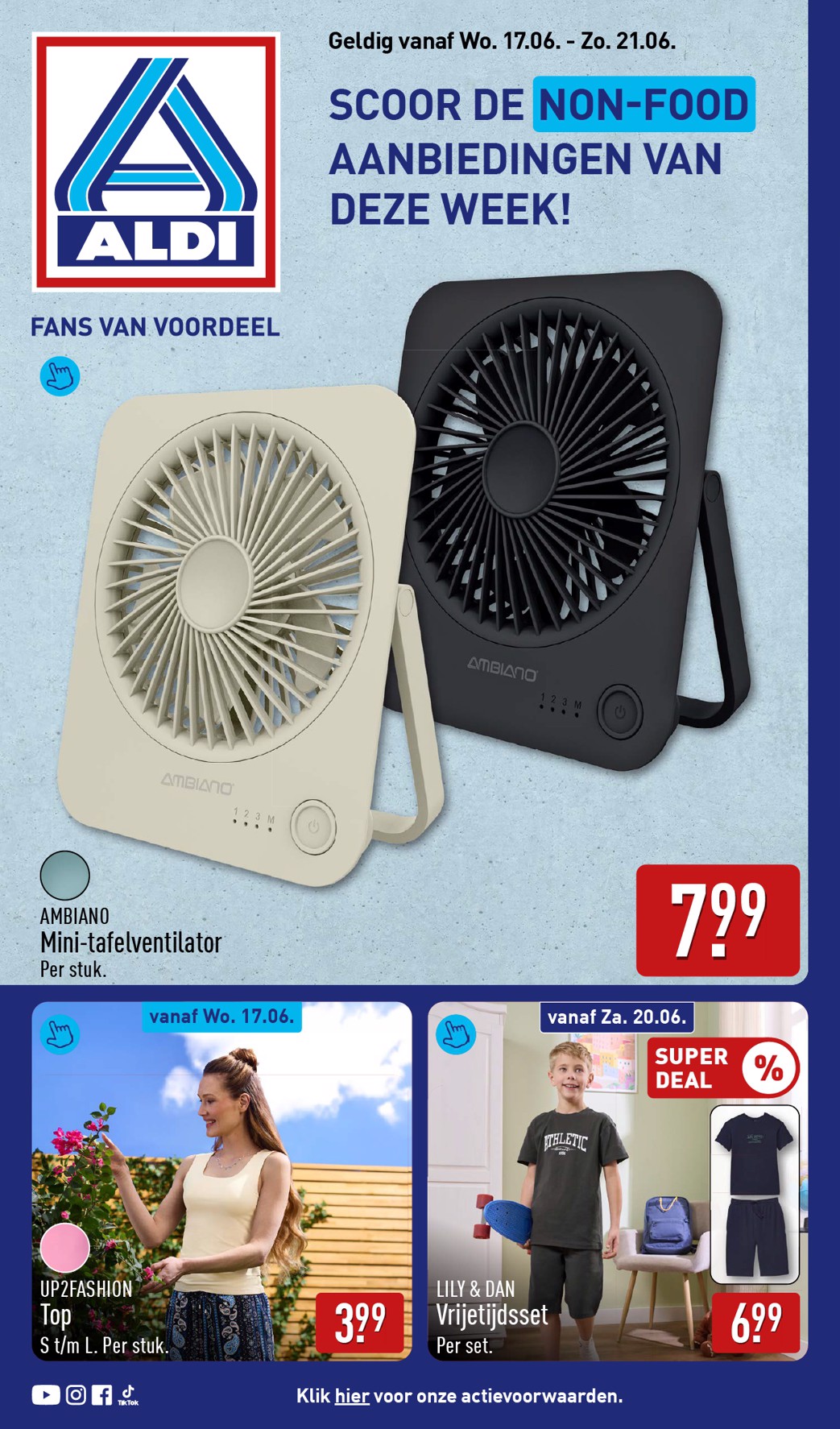 aldi - Huidige ALDI - Non-food folder folder geldig van woensdag 17-06-2026 tot zondag 21-06-2026