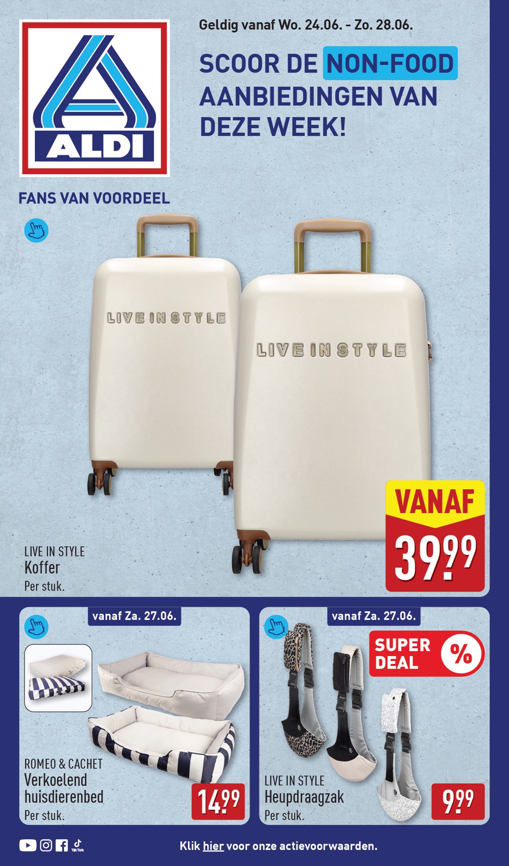aldi - ALDI - Non-food folder voor volgende week van woensdag 24-06-2026 tot zondag 28-06-2026 - page: 1