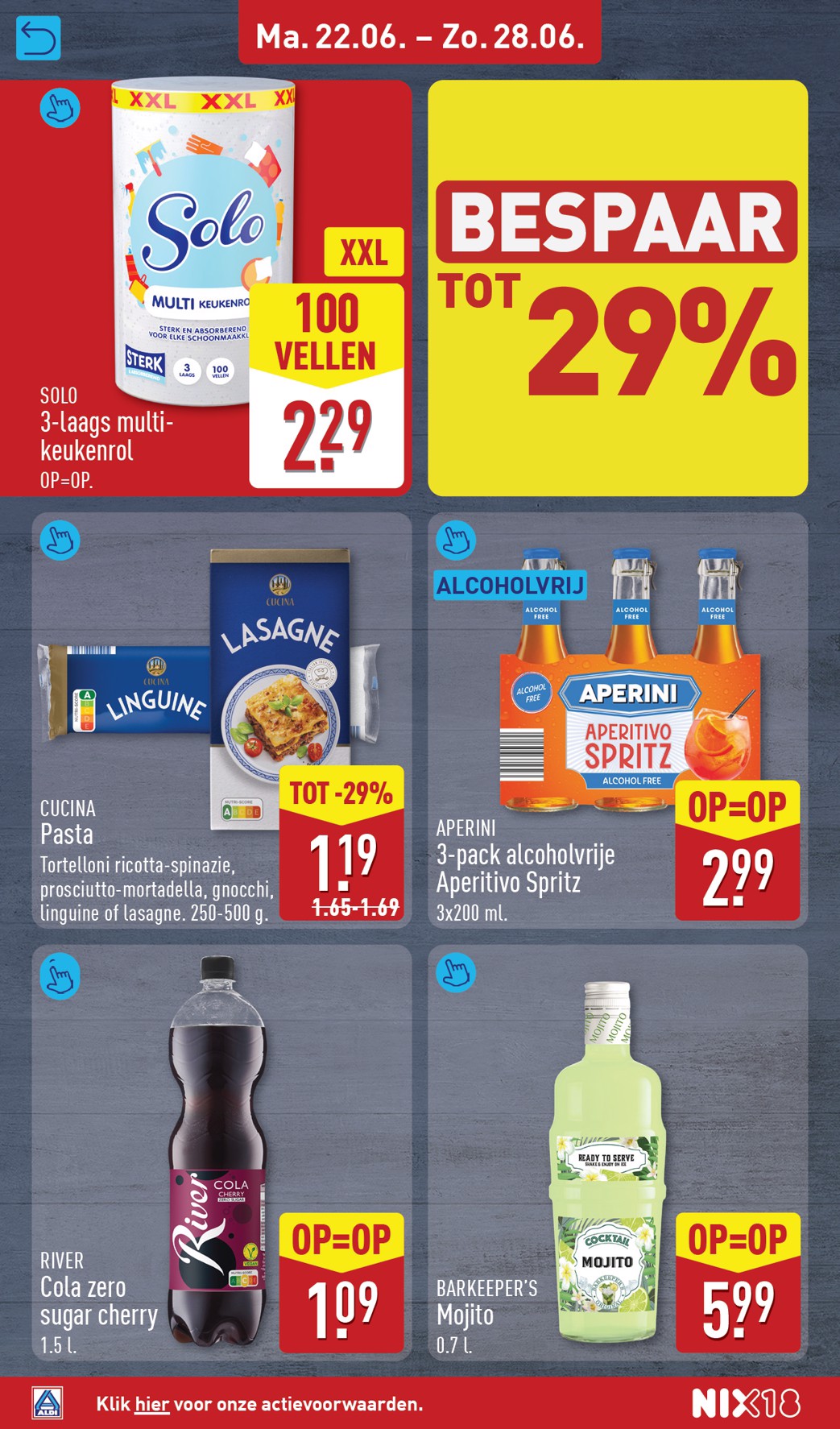 aldi - Huidige ALDI folder geldig van maandag 22-06-2026 tot zondag 28-06-2026 - page: 22