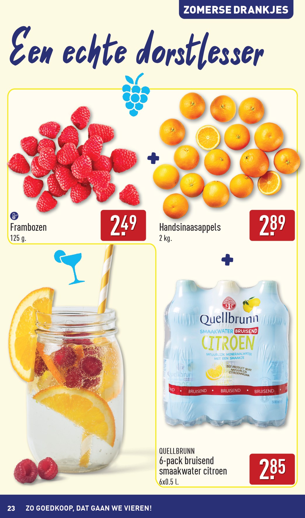 aldi - Huidige ALDI - Zo Goedkoop Dat gaan we vieren folder geldig van maandag 22-06-2026 tot zondag 28-06-2026 - page: 23