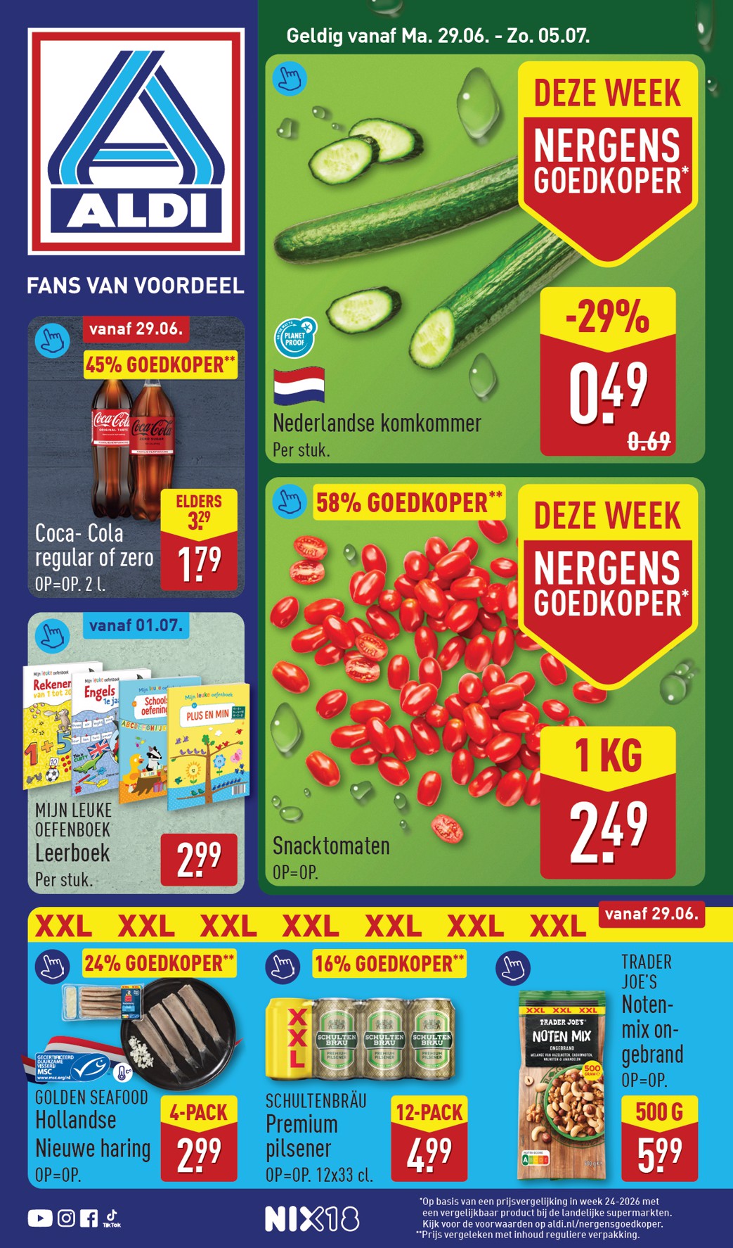 aldi - ALDI folder voor volgende week van maandag 29-06-2026 tot zondag 05-07-2026 - page: 1