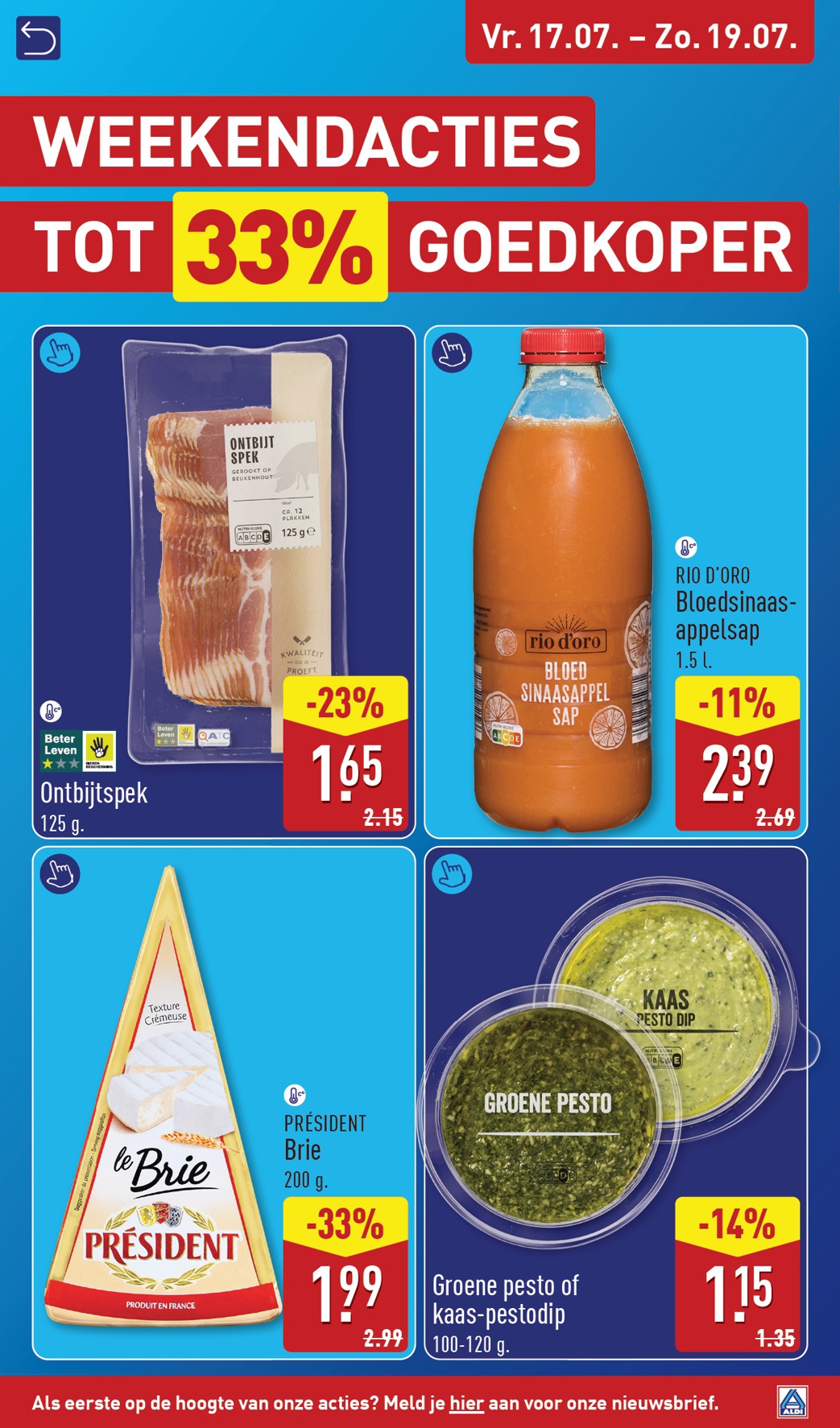 aldi - Huidige ALDI - Weekendfolder folder geldig van vrijdag 17-07-2026 tot zondag 19-07-2026 - page: 4
