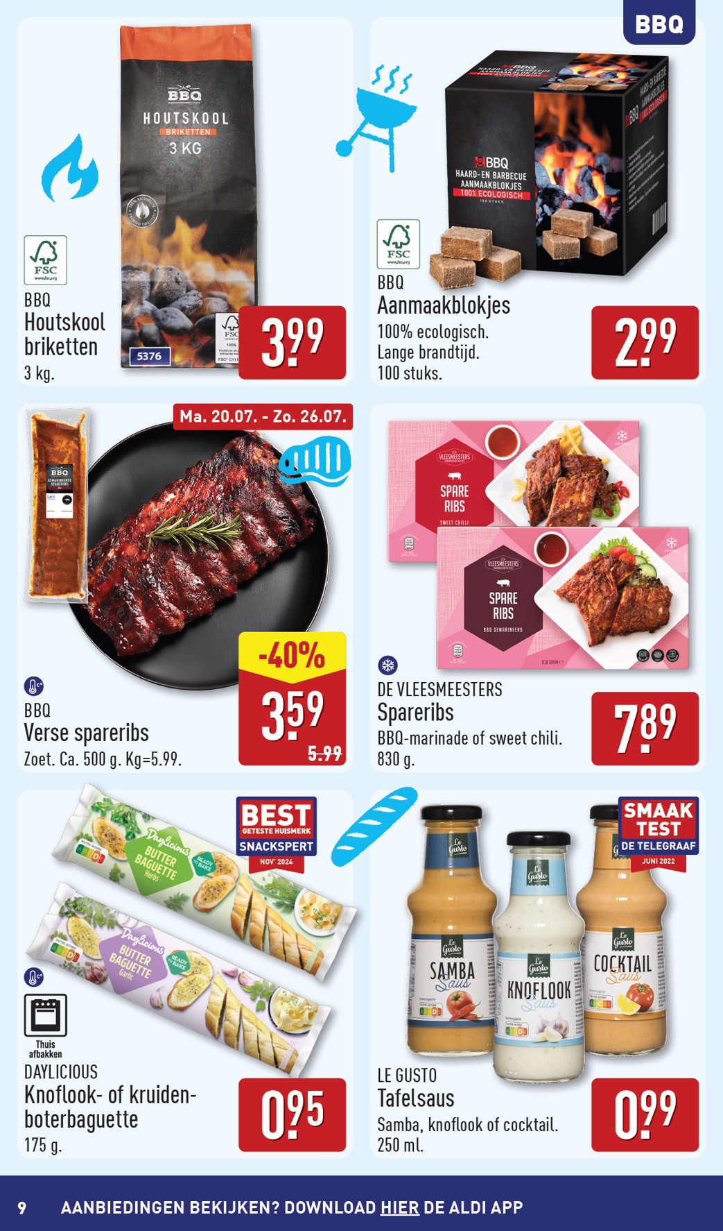 aldi - Huidige ALDI - Buiten eten special folder geldig van maandag 20-07-2026 tot zondag 26-07-2026 - page: 9
