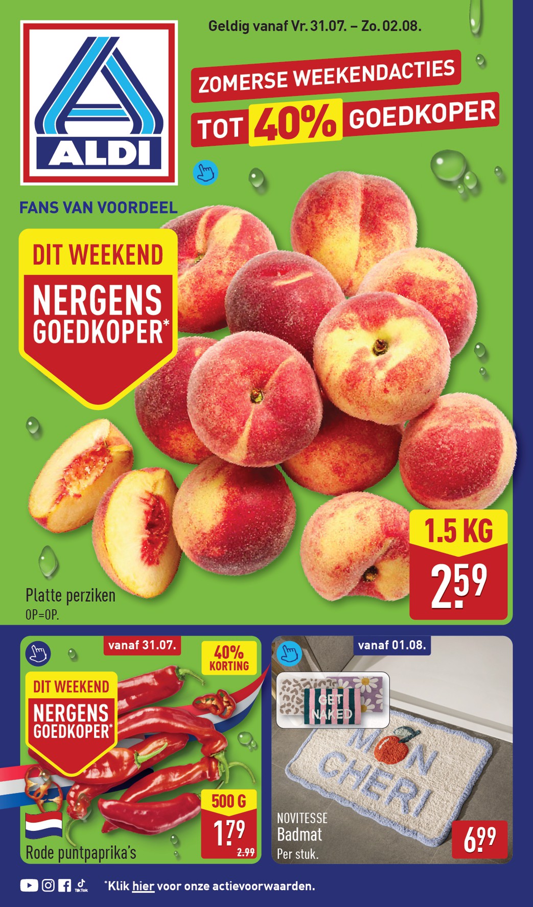 aldi - Huidige ALDI - Weekend folder geldig van vrijdag 31-07-2026 tot zondag 02-08-2026 - page: 1