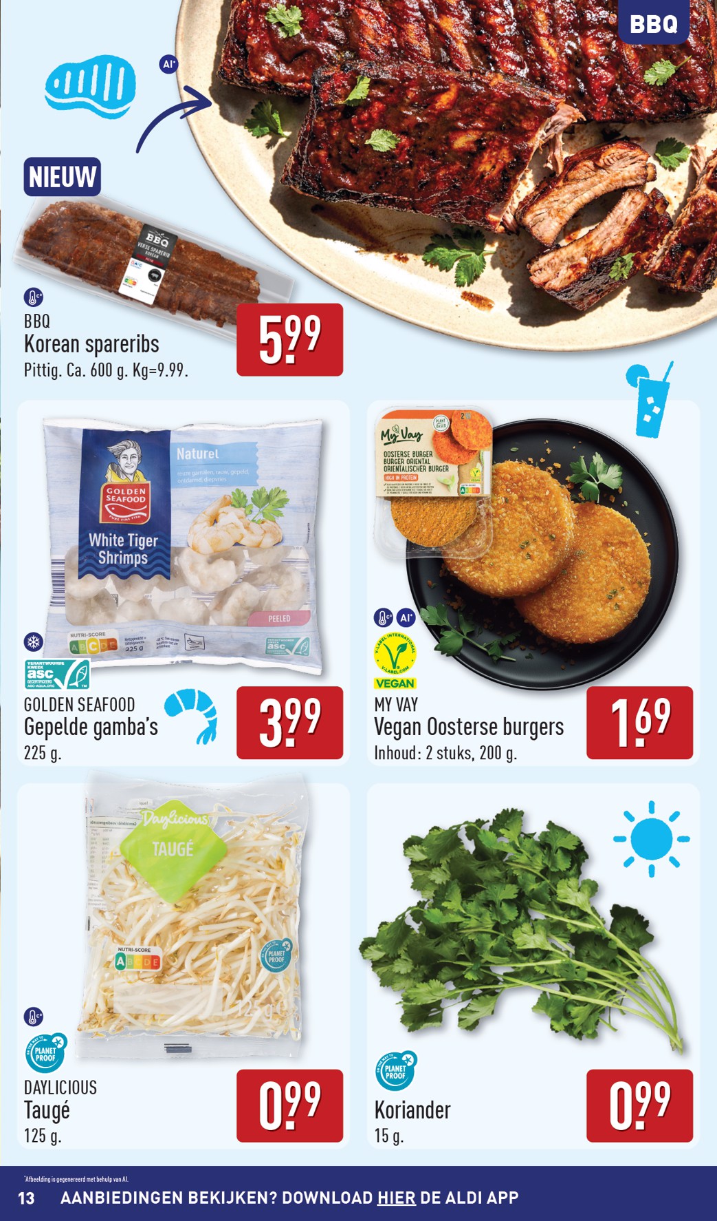 aldi - Huidige ALDI - Buiten eten special folder geldig van maandag 10-08-2026 tot zondag 16-08-2026 - page: 13