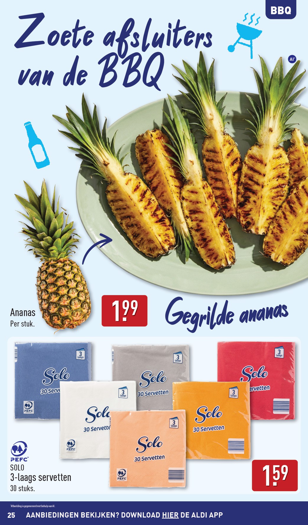 aldi - Huidige ALDI - Buiten eten special folder geldig van maandag 10-08-2026 tot zondag 16-08-2026 - page: 25