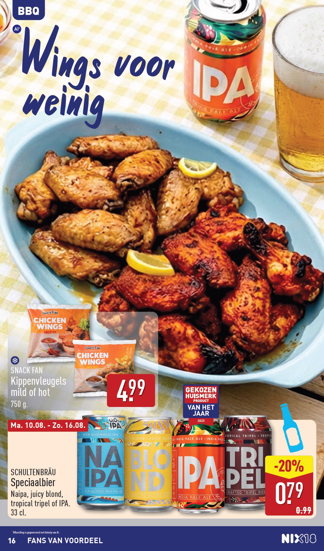 aldi - Huidige ALDI - Buiten eten special folder geldig van maandag 10-08-2026 tot zondag 16-08-2026 - page: 16
