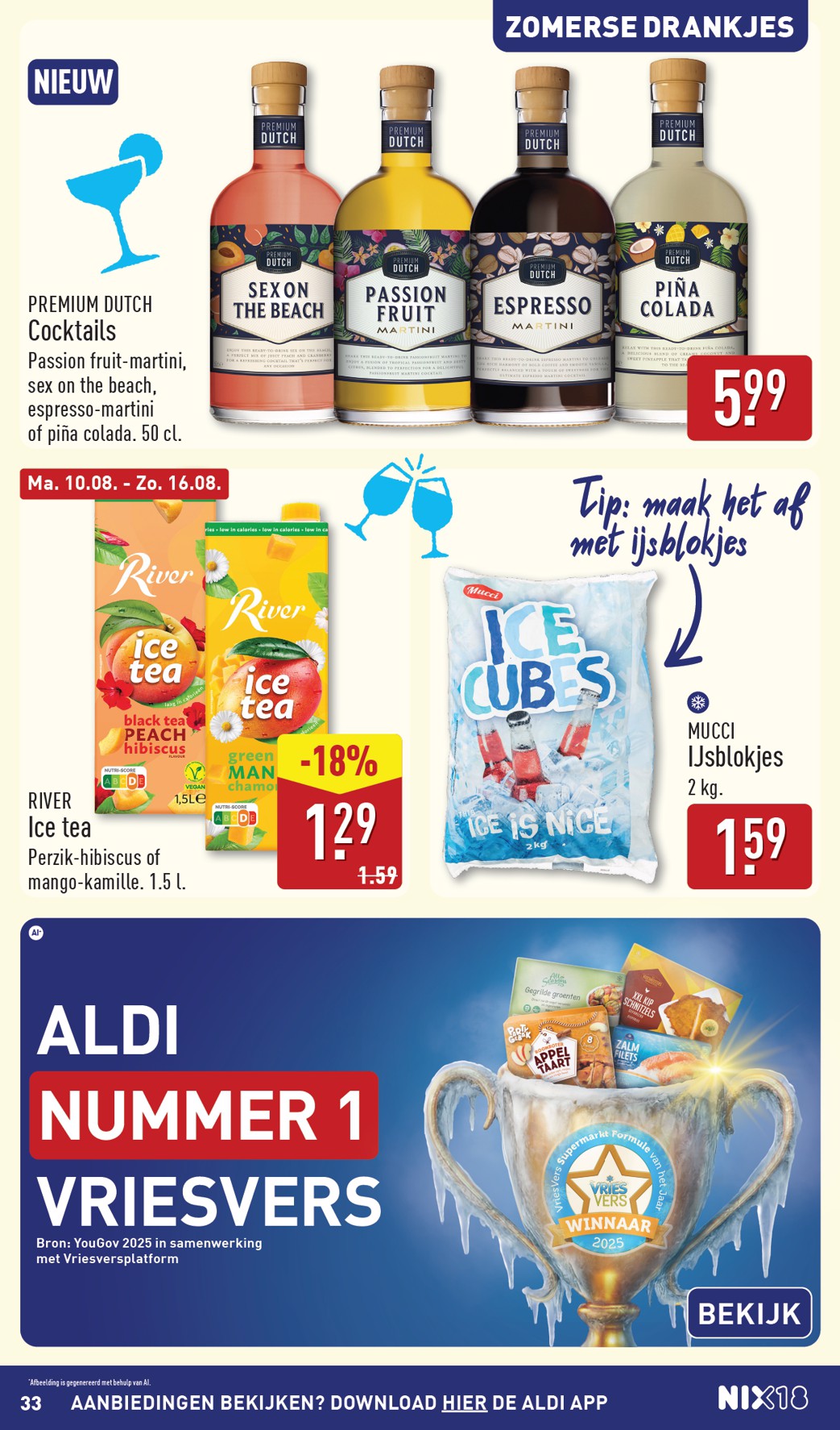 aldi - Huidige ALDI - Buiten eten special folder geldig van maandag 10-08-2026 tot zondag 16-08-2026 - page: 33