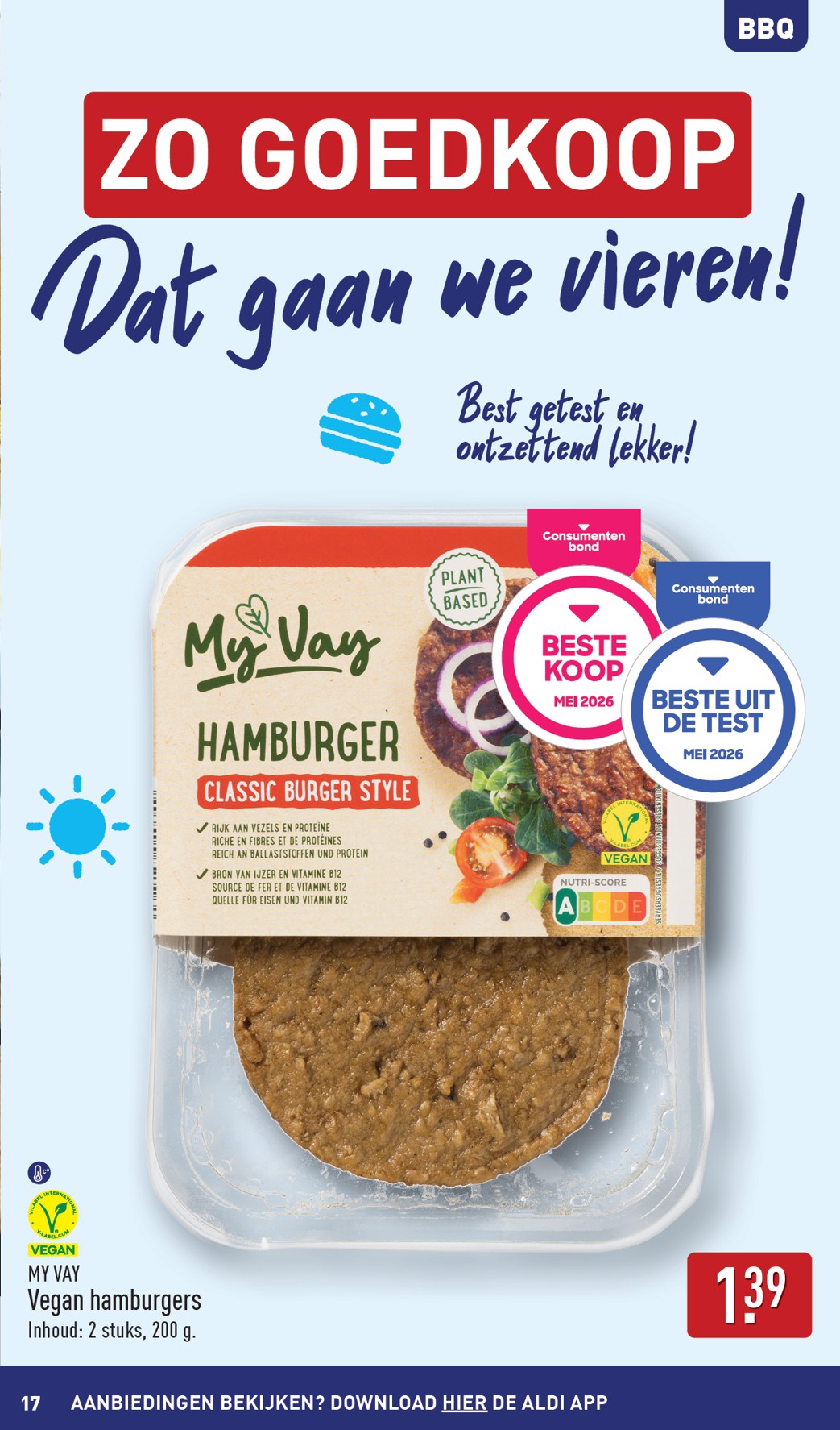 aldi - Huidige ALDI - Buiten eten special folder geldig van maandag 10-08-2026 tot zondag 16-08-2026 - page: 17