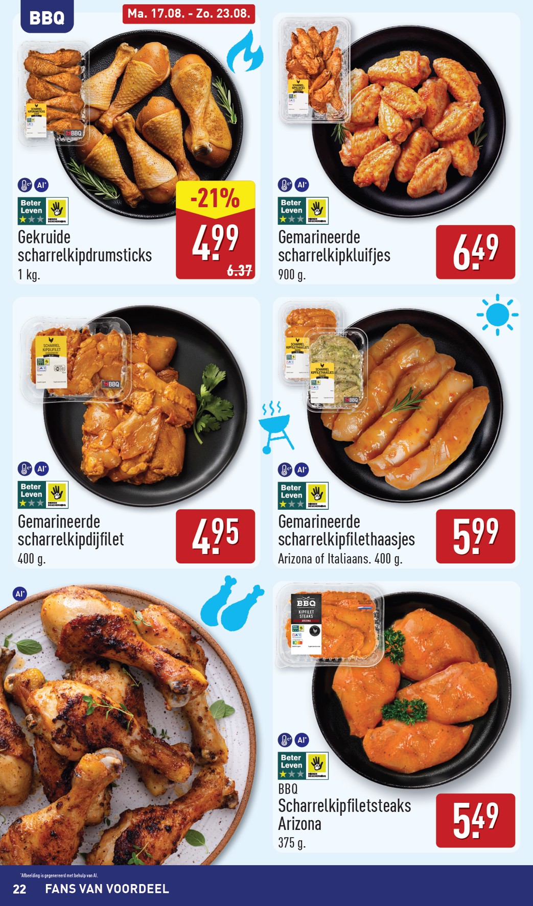 aldi - Huidige ALDI - Buiten eten special folder geldig van maandag 17-08-2026 tot zondag 23-08-2026 - page: 22