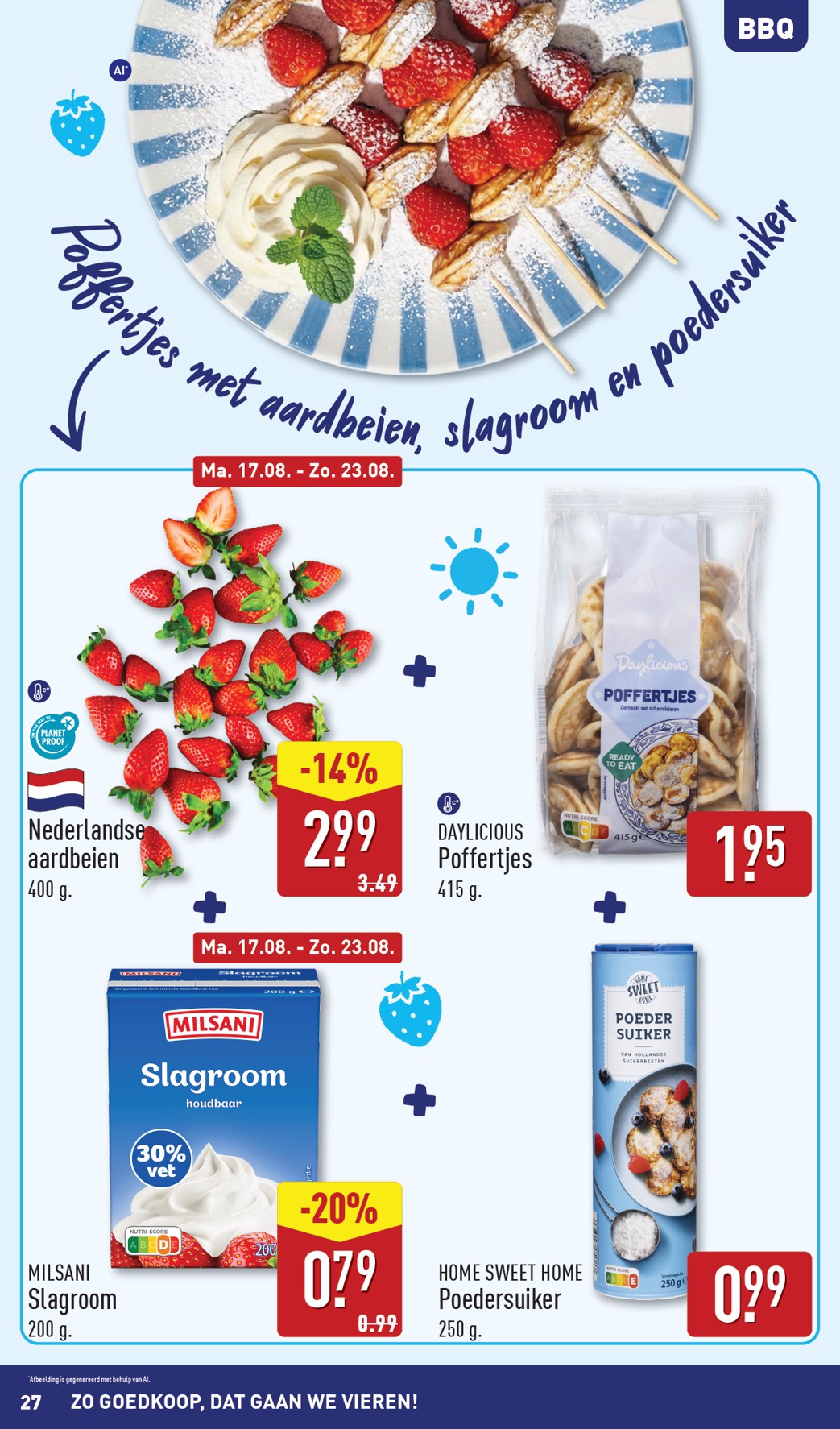 aldi - Huidige ALDI - Buiten eten special folder geldig van maandag 17-08-2026 tot zondag 23-08-2026 - page: 27