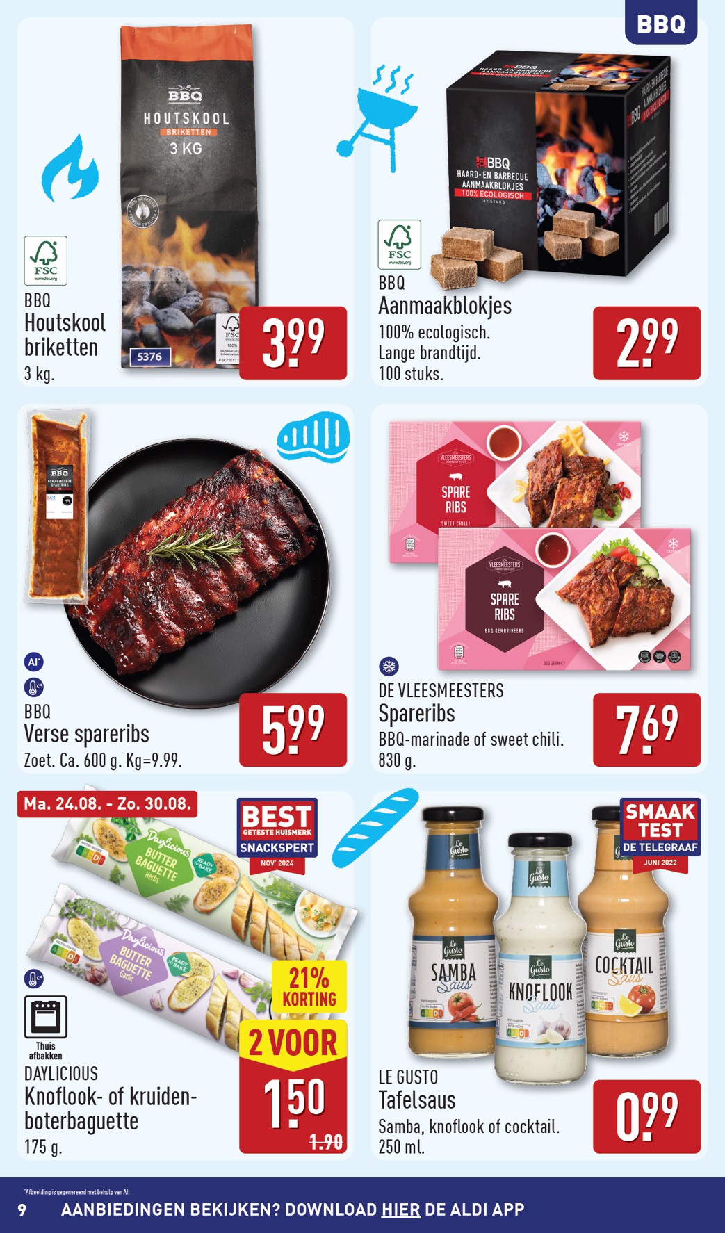 aldi - Huidige ALDI - Buiten eten special folder geldig van maandag 24-08-2026 tot zondag 30-08-2026 - page: 9
