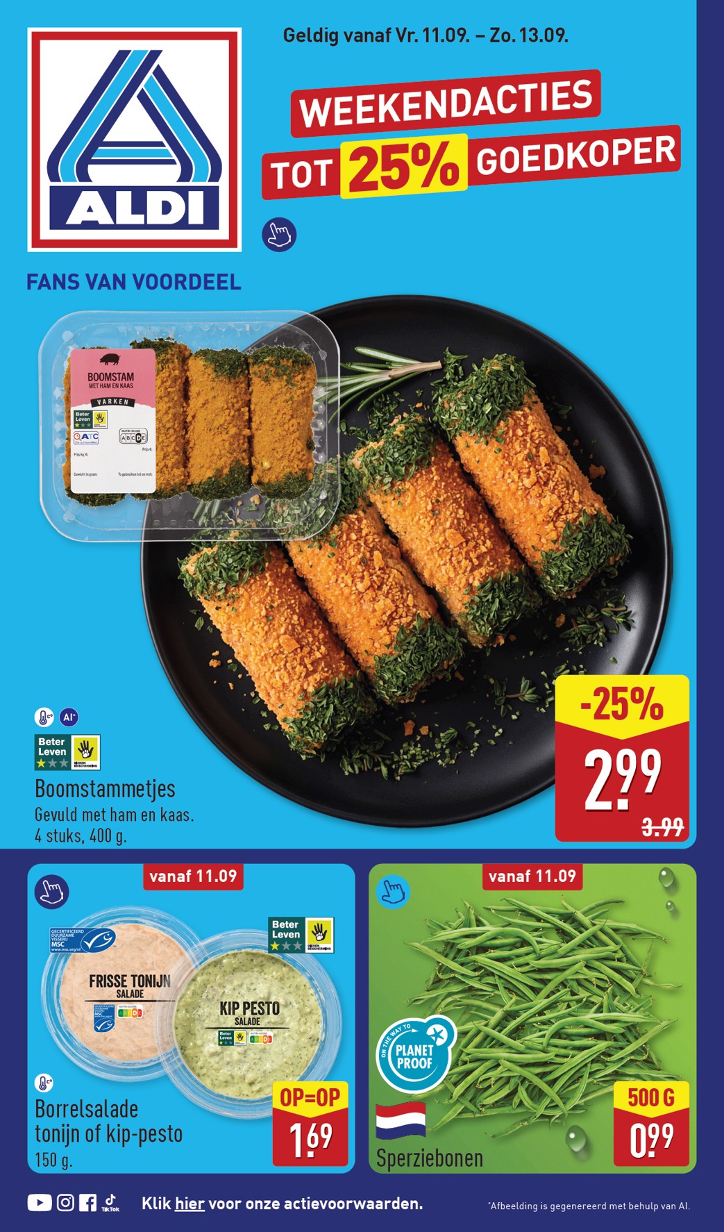 aldi - Huidige ALDI - Weekend folder geldig van vrijdag 11-09-2026 tot zondag 13-09-2026 - page: 1