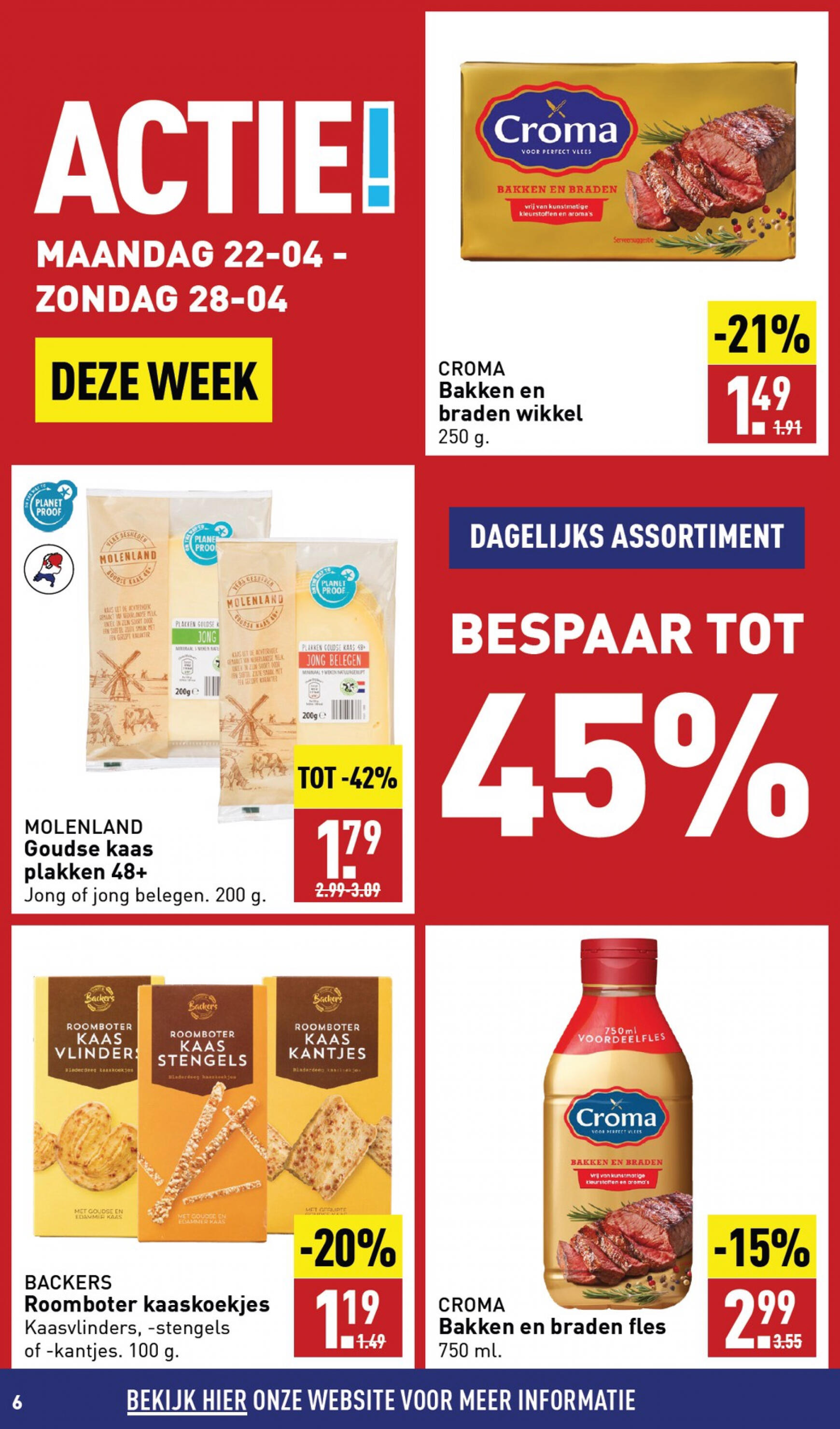 aldi - ALDI folder huidig 22.04. - 28.04. - page: 6