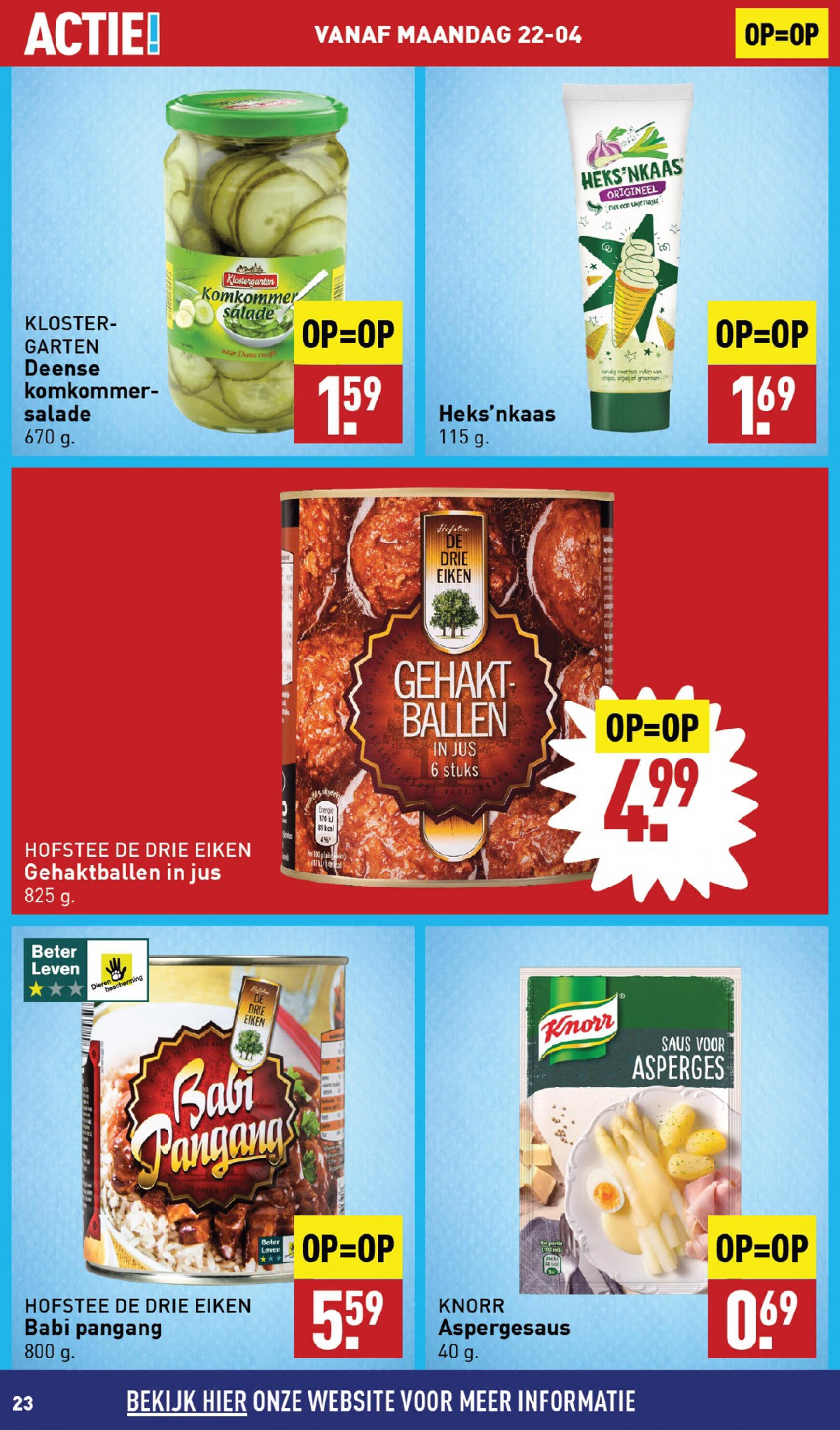 aldi - ALDI folder huidig 22.04. - 28.04. - page: 23