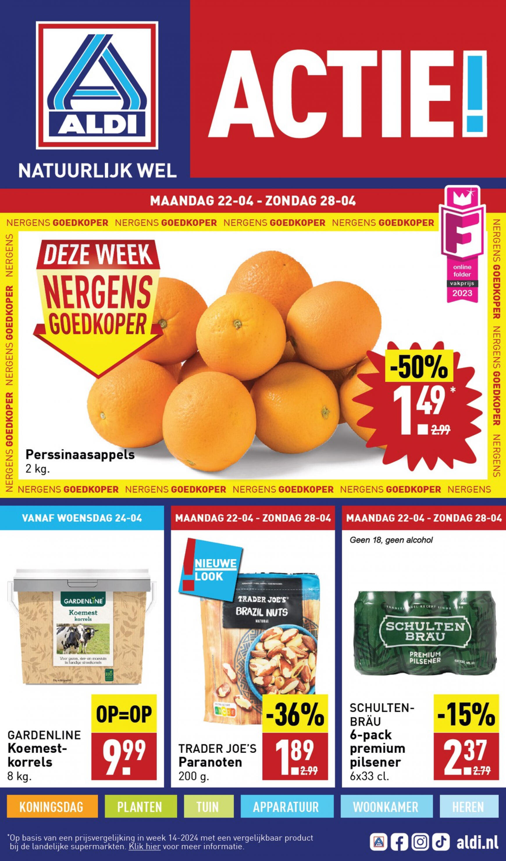 aldi - ALDI folder huidig 22.04. - 28.04. - page: 1