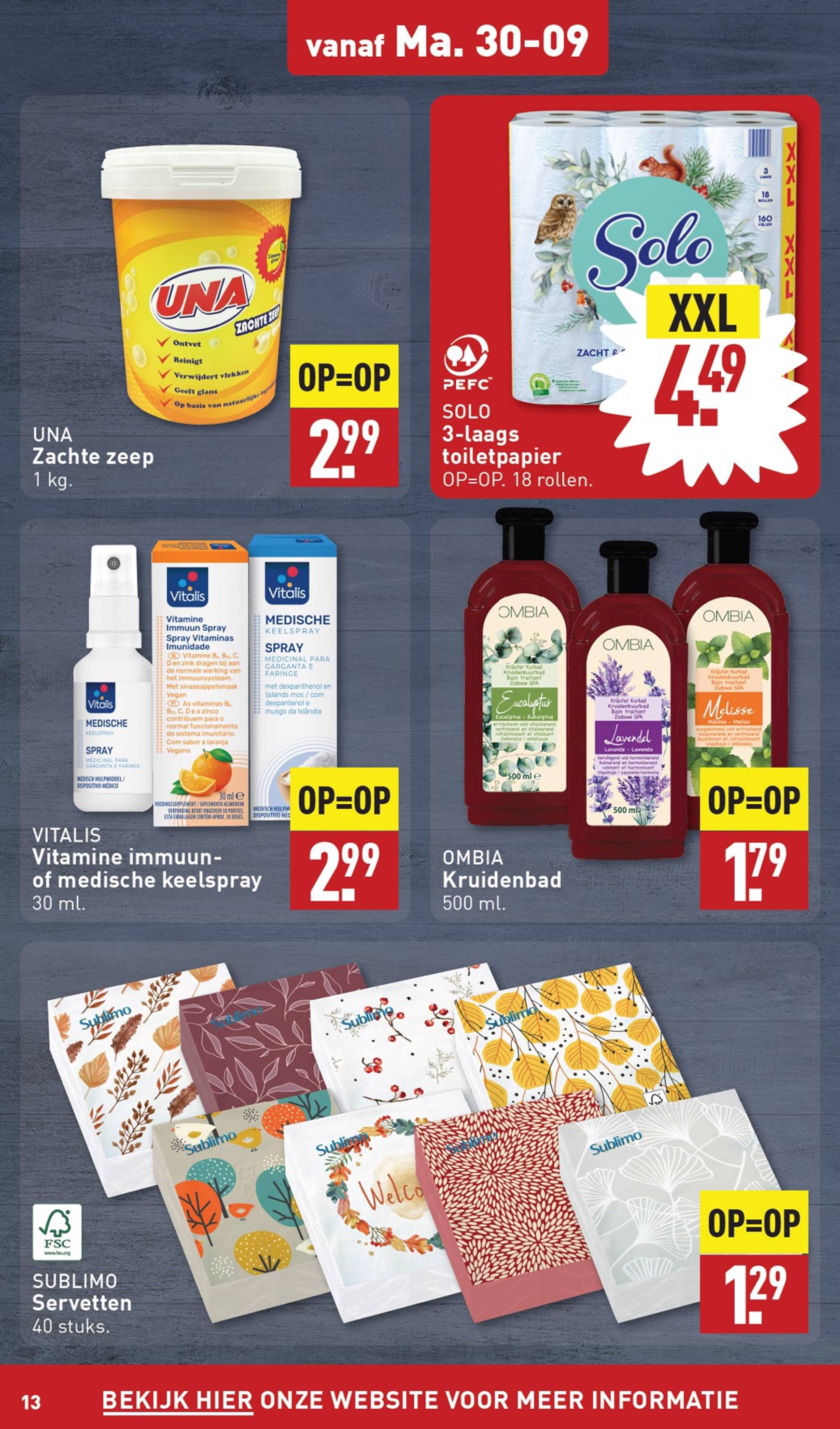 aldi - ALDI folder huidig 30.09. - 06.10. - page: 13