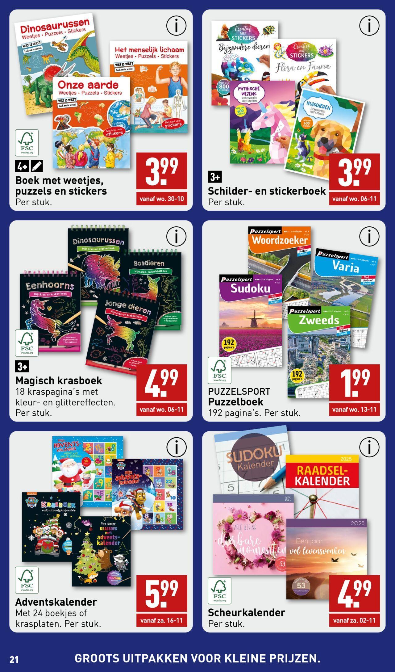 aldi - Aldi folder vanaf 28-10-2024 vanaf maandag 28-10-2024 - page: 21