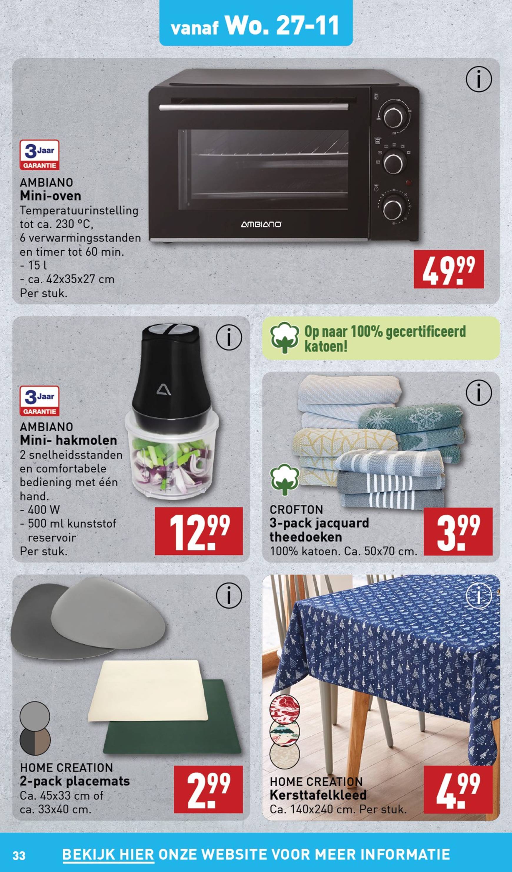 aldi - ALDI folder geldig vanaf 25-11 t/m 01-12 - page: 33