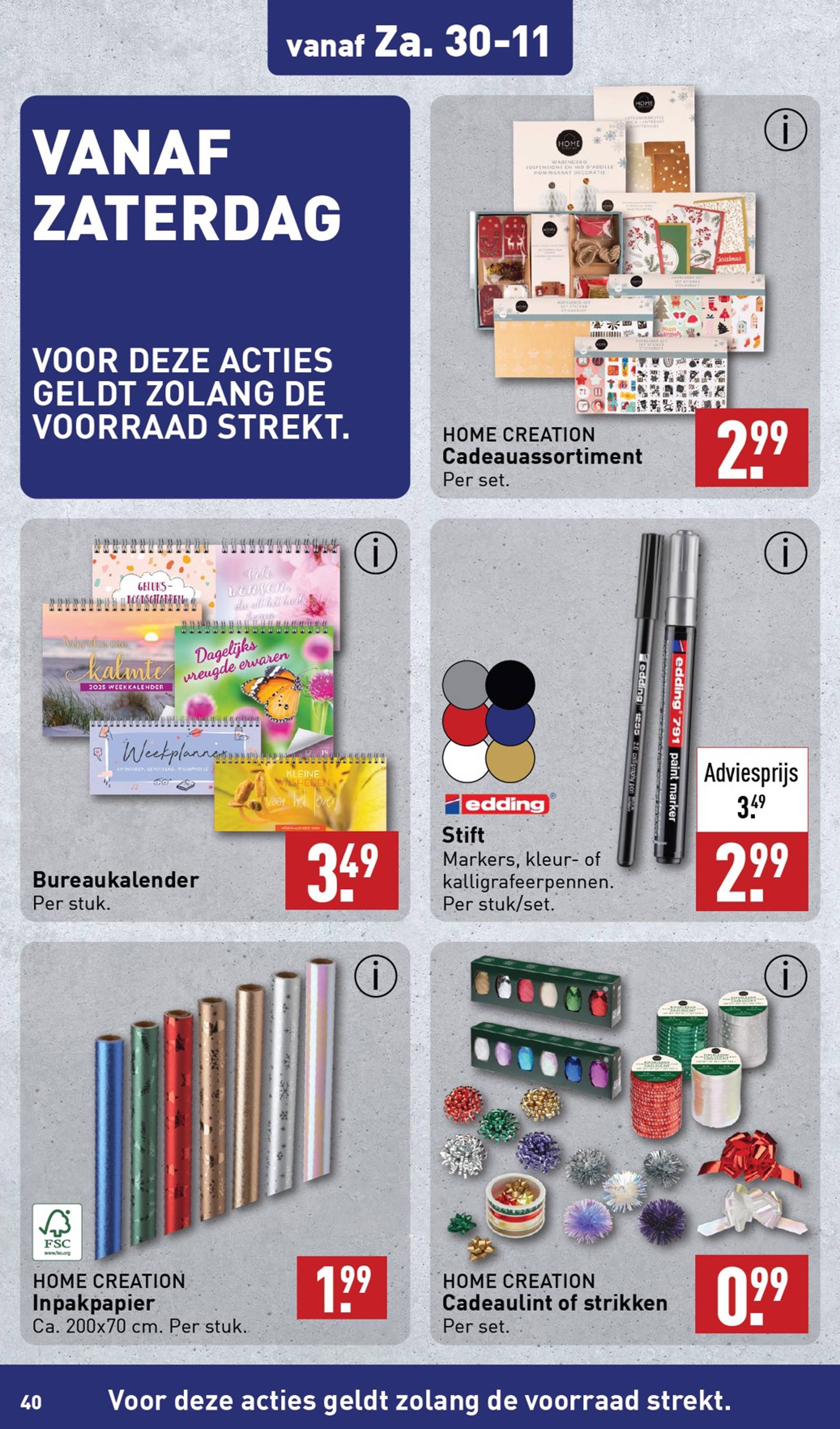 aldi - ALDI folder geldig vanaf 25-11 t/m 01-12 - page: 40