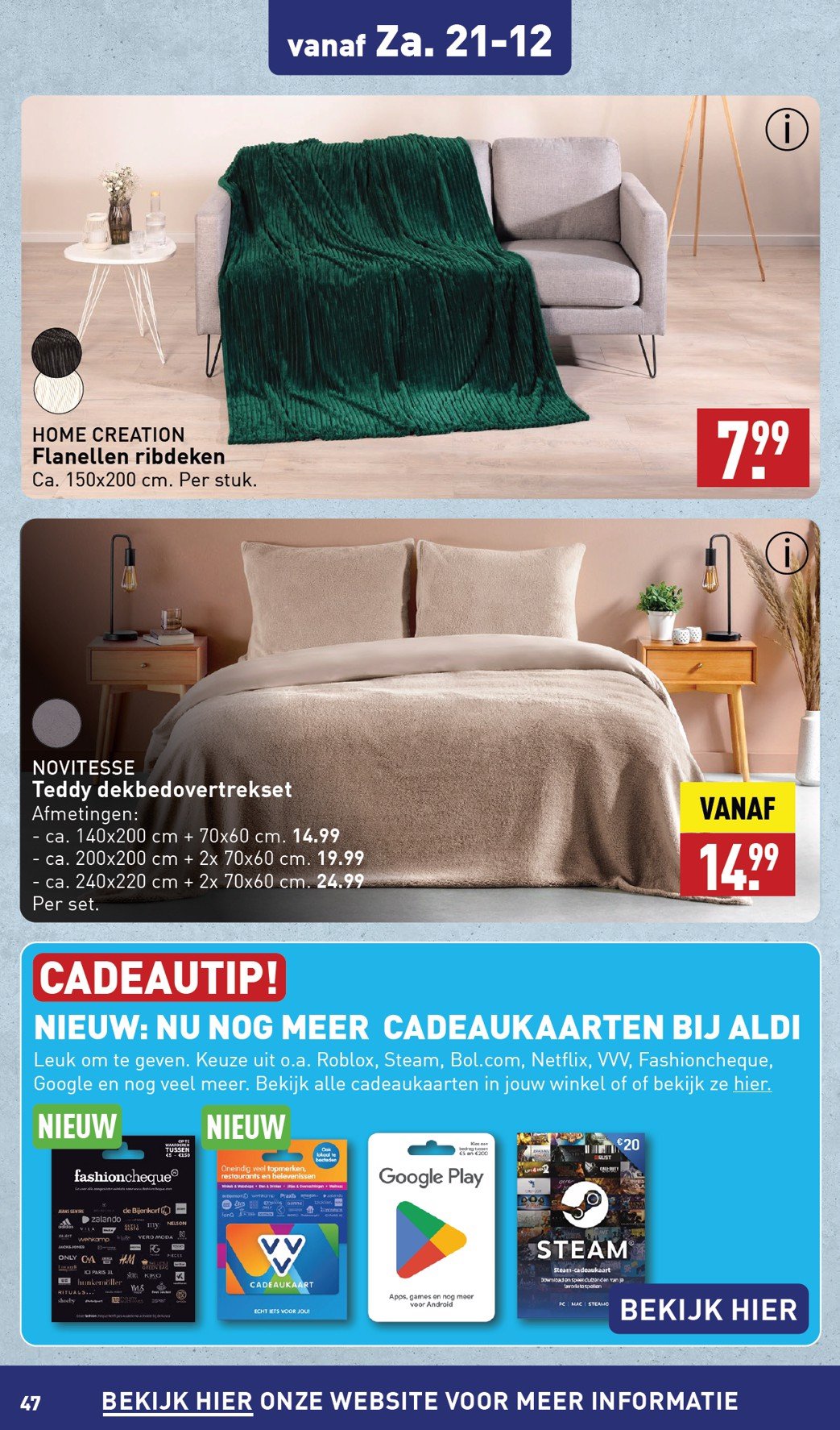 aldi - ALDI folder geldig vanaf 16-12 t/m 22-12 - page: 47