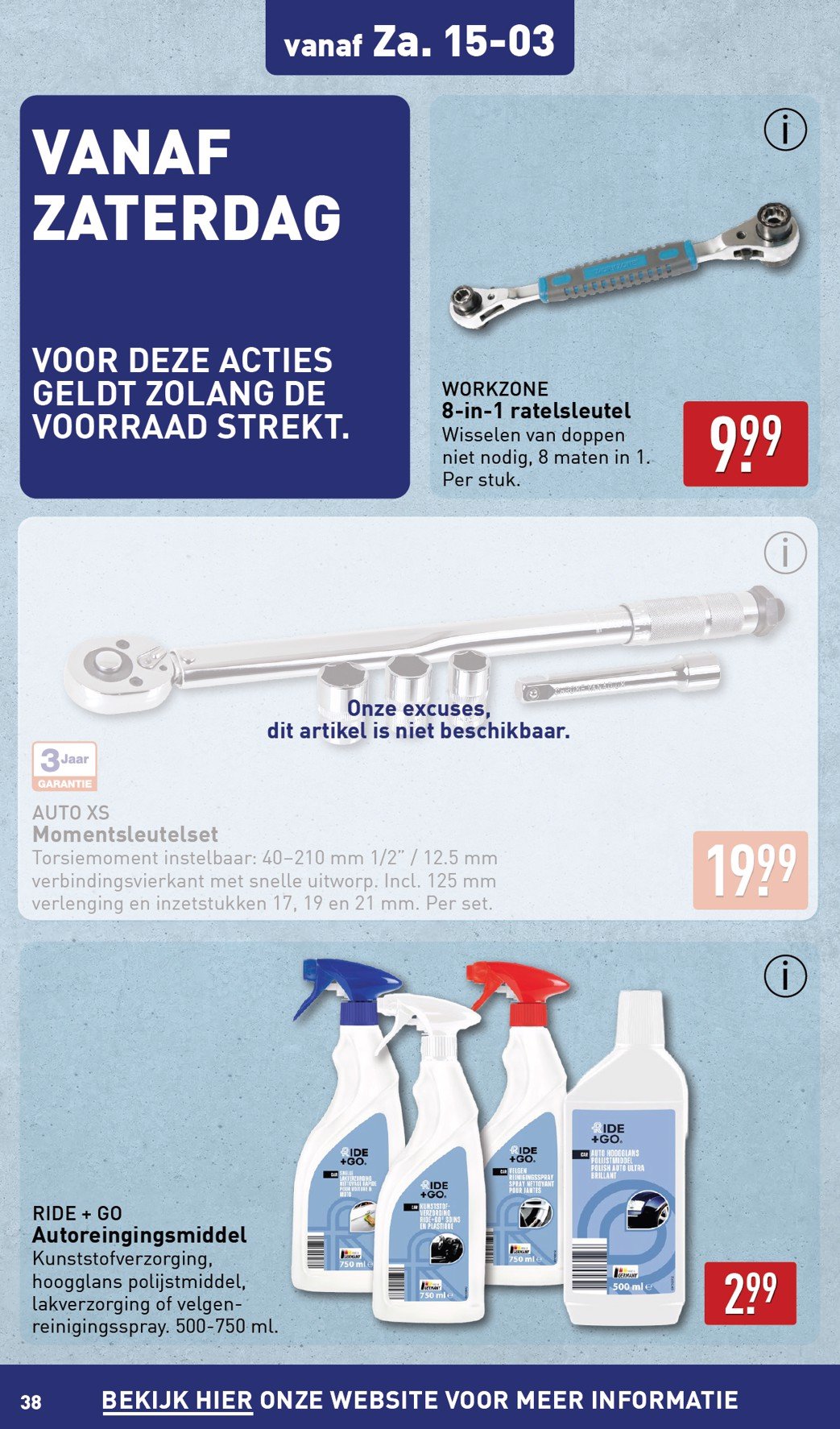 aldi - ALDI folder geldig vanaf 10-03 t/m 16-03 - page: 38